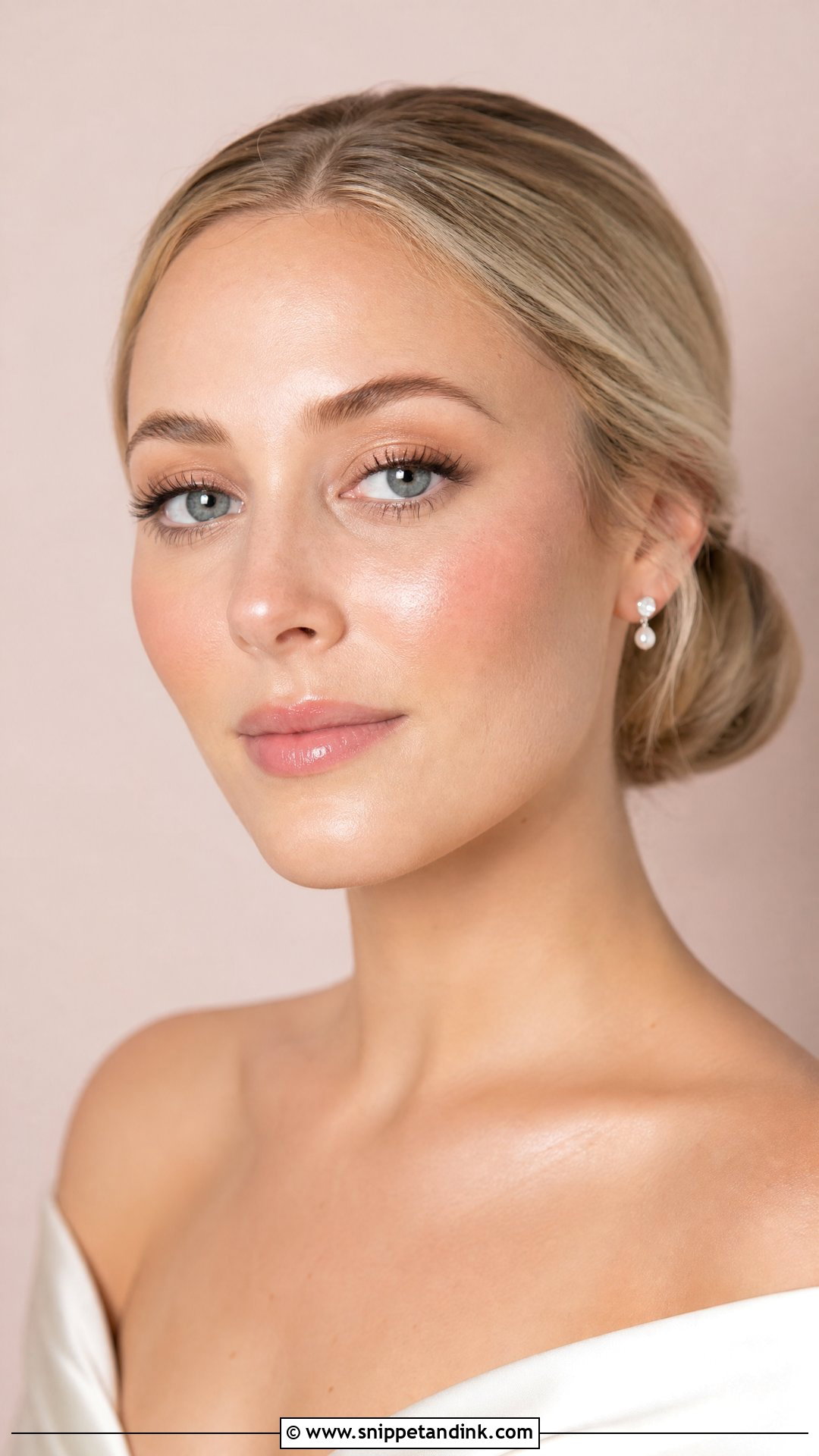 Dewy No Makeup Bridal Makeup - Snippet and Ink - 20 No Makeup Wedding Ideas