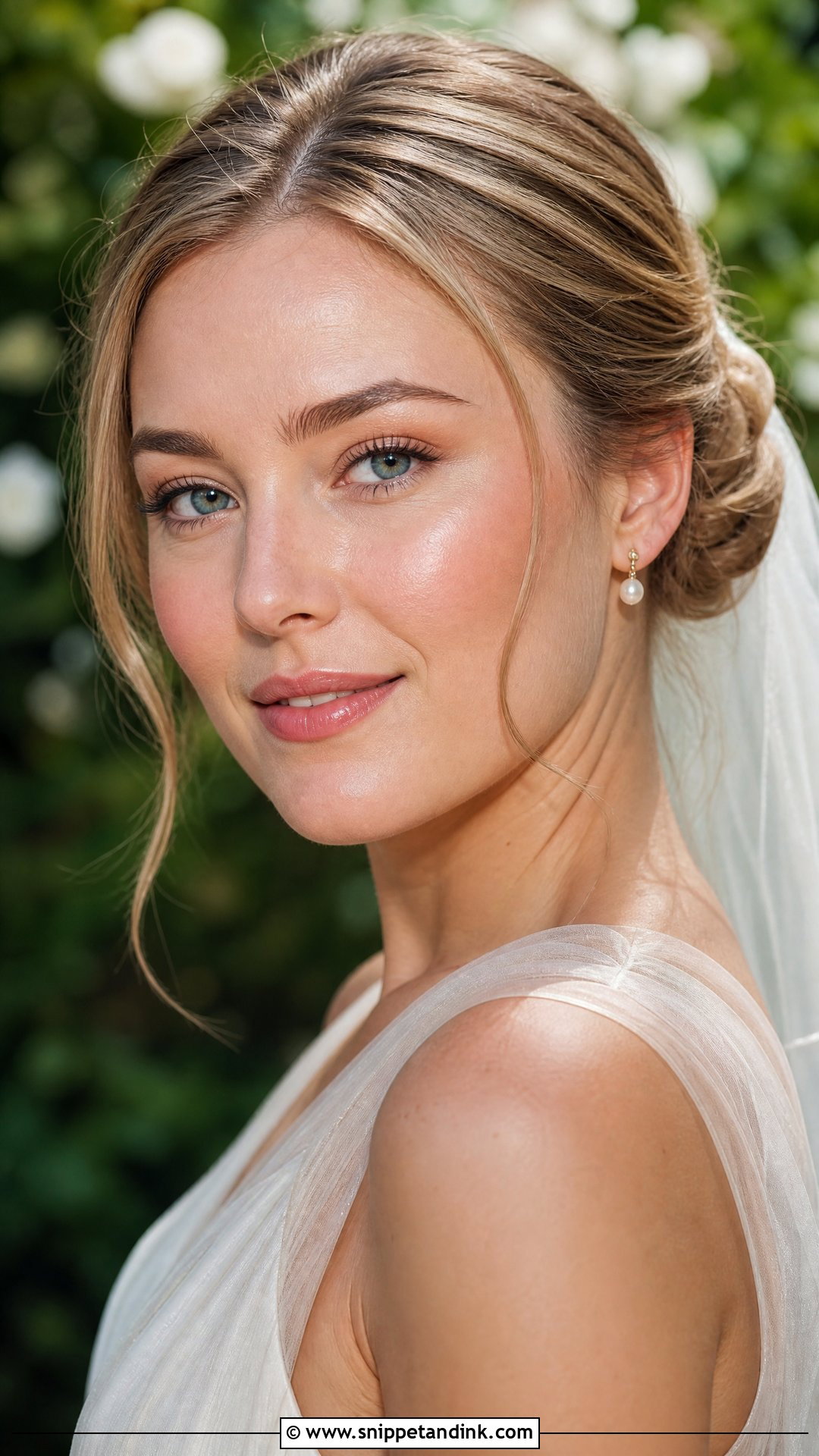 Dewy No Makeup Wedding Look - Snippet and Ink - 20 No Makeup Look for Wedding Ideas