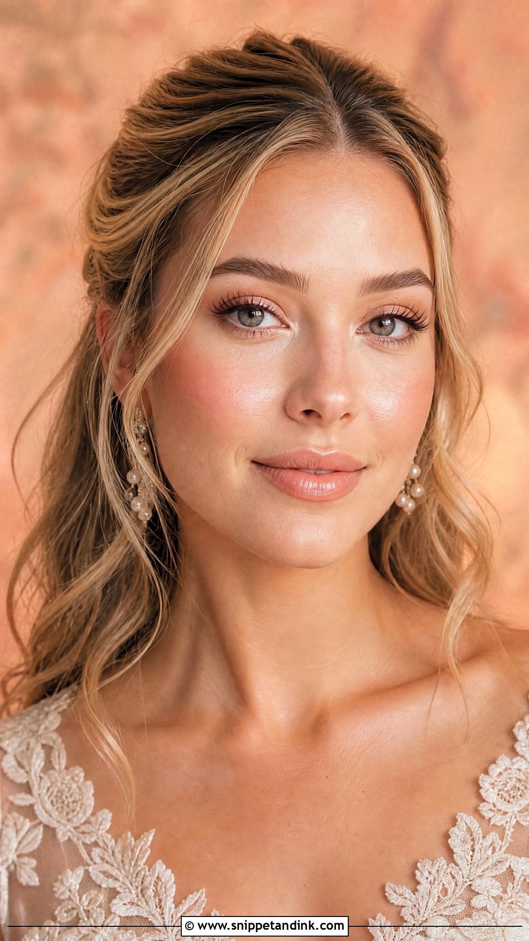 Dewy Nude Bridal Makeup - Snippet and Ink - 20 Nude Make Up Looks for Wedding