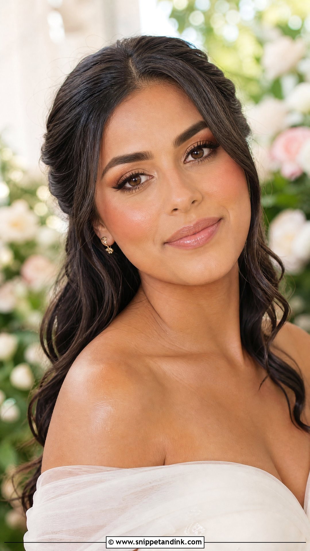 Dewy Nude Wedding Makeup - Snippet and Ink - 20 Nude Makeup for Wedding Ideas