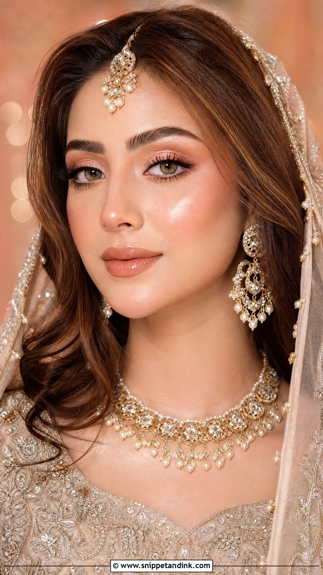 Dewy Pakistani Bridal Makeup - Snippet and Ink - 35 Pakistani Bridal Makeup Ideas