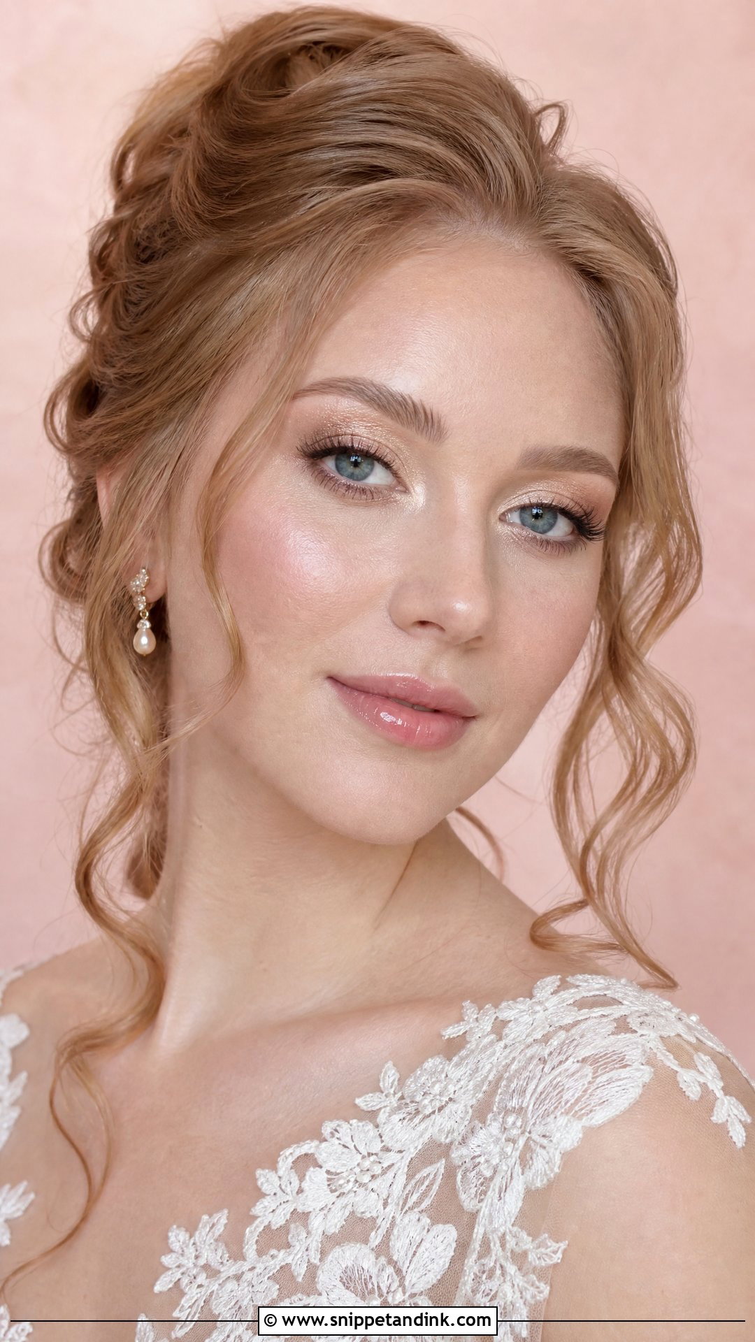 Dewy Pale Bridal Makeup - Snippet and Ink - 20 Pale Bridal Makeup Ideas