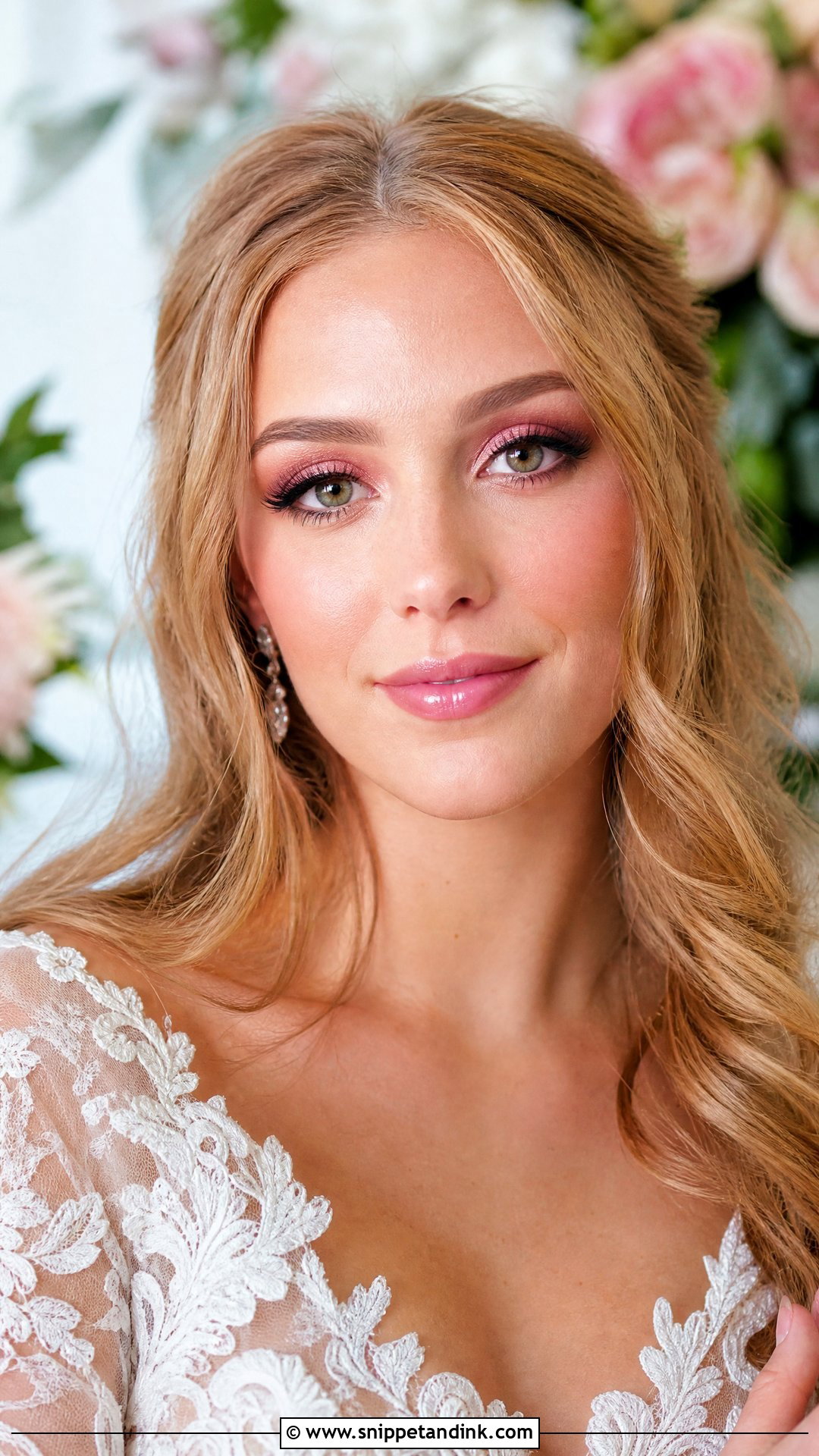 Dewy Pink Wedding Makeup - Snippet and Ink - 25 Pink Wedding Makeup Ideas