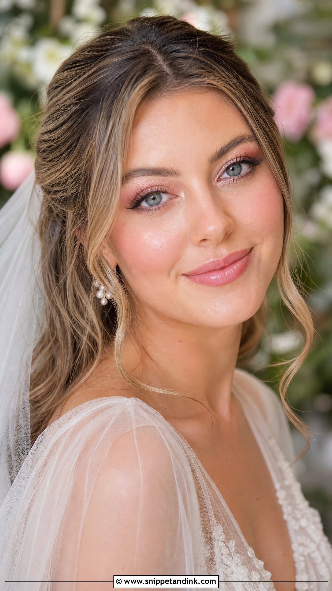 Dewy Pink Wedding Makeup - Snippet and Ink - 20 Dewy Wedding Makeup Ideas