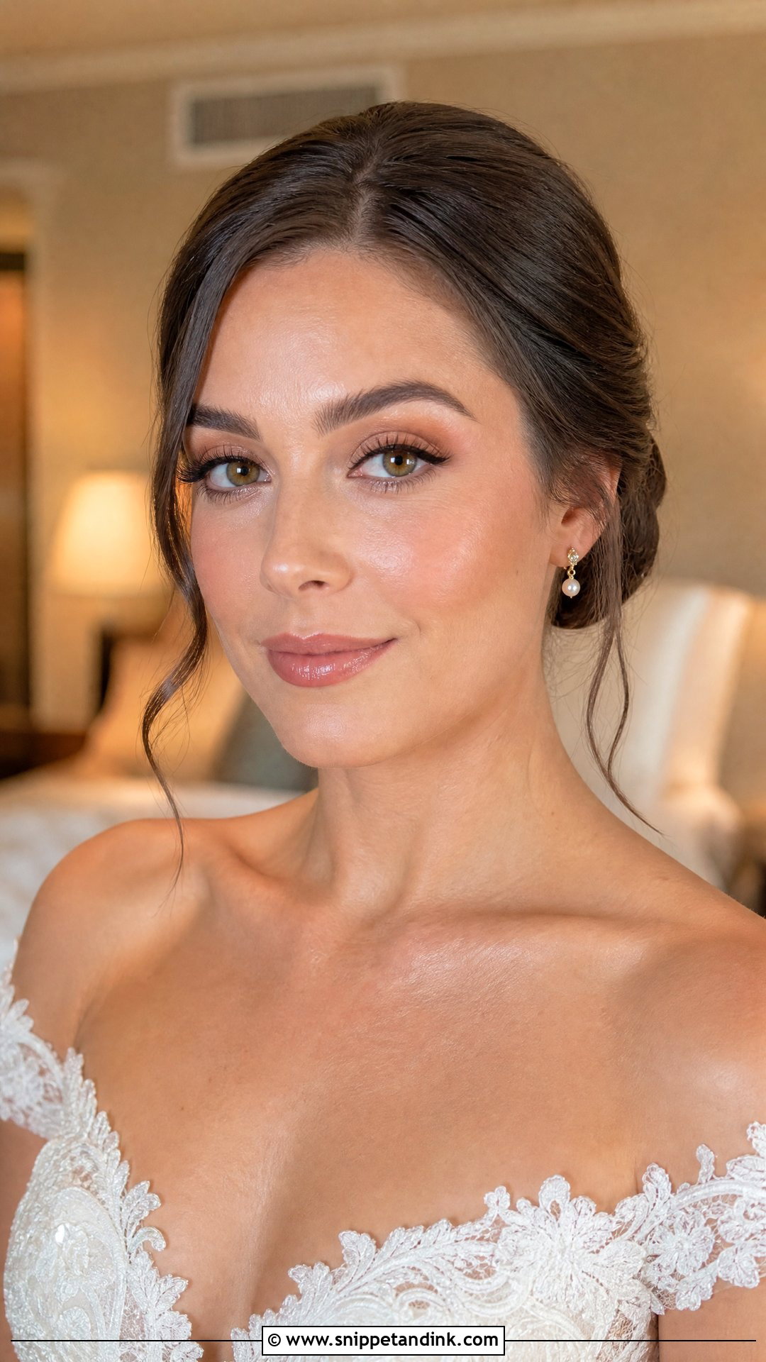 Dewy Soft Glam Wedding Makeup - Snippet and Ink - 20 Dewy Wedding Makeup Ideas