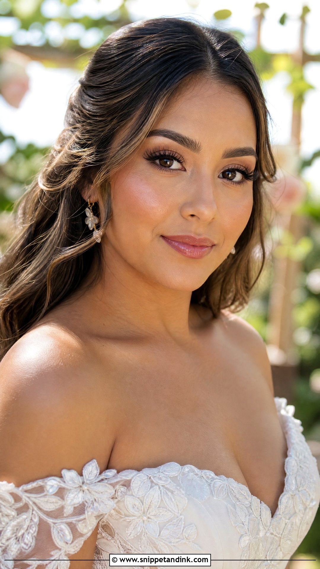 Dewy Traditional Bridal Makeup - Snippet and Ink - 20 Traditional Wedding Makeup Ideas