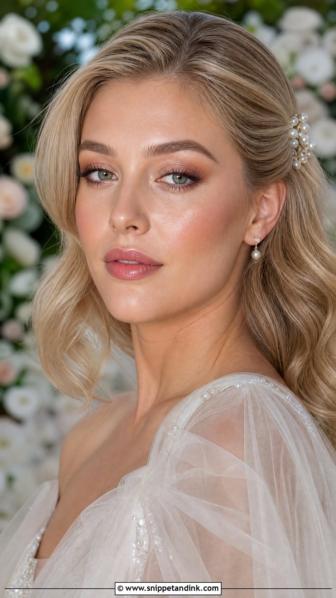 Dewy Vintage Bridal Makeup - Snippet and Ink - 25 Vintage Bridal Makeup Ideas