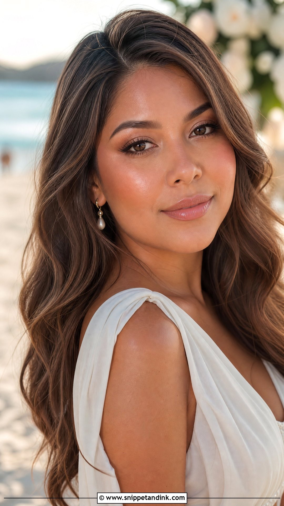 Dewy Warm Bridal Makeup - Snippet and Ink - 20 Warm Bridal Makeup Ideas