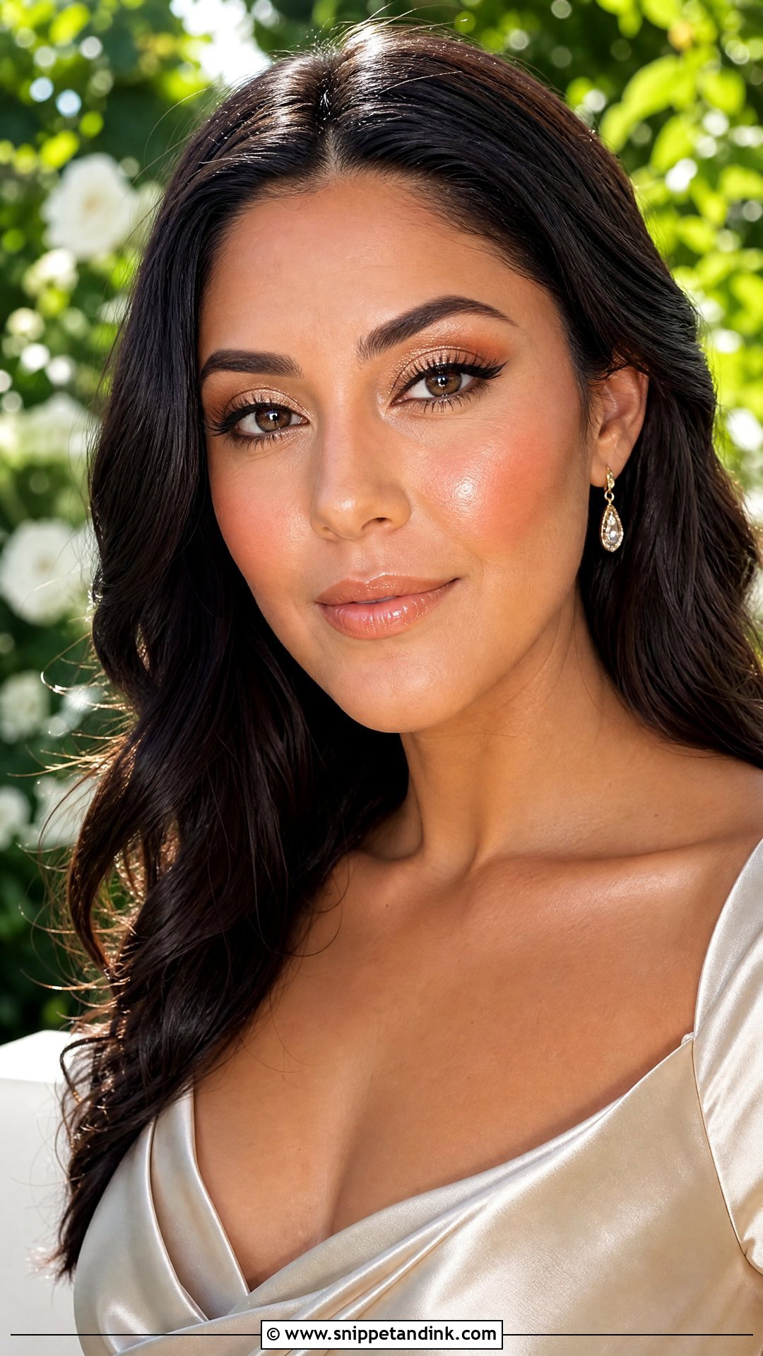 Dewy Wedding Guest Makeup - Snippet and Ink - 20 Wedding Guest Makeup Look Ideas