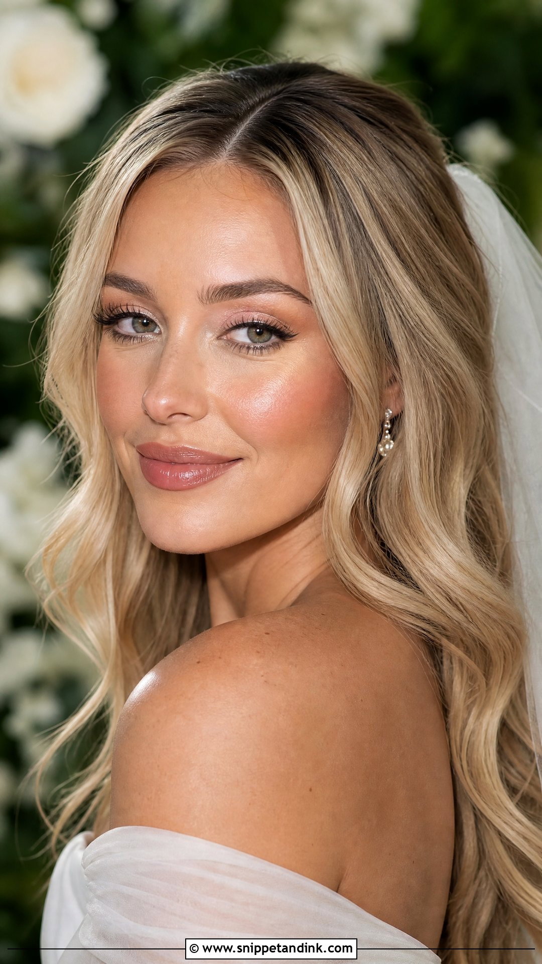 Dewy Wedding Makeup - Snippet and Ink - 20 Makeup Inspo for Wedding Ideas