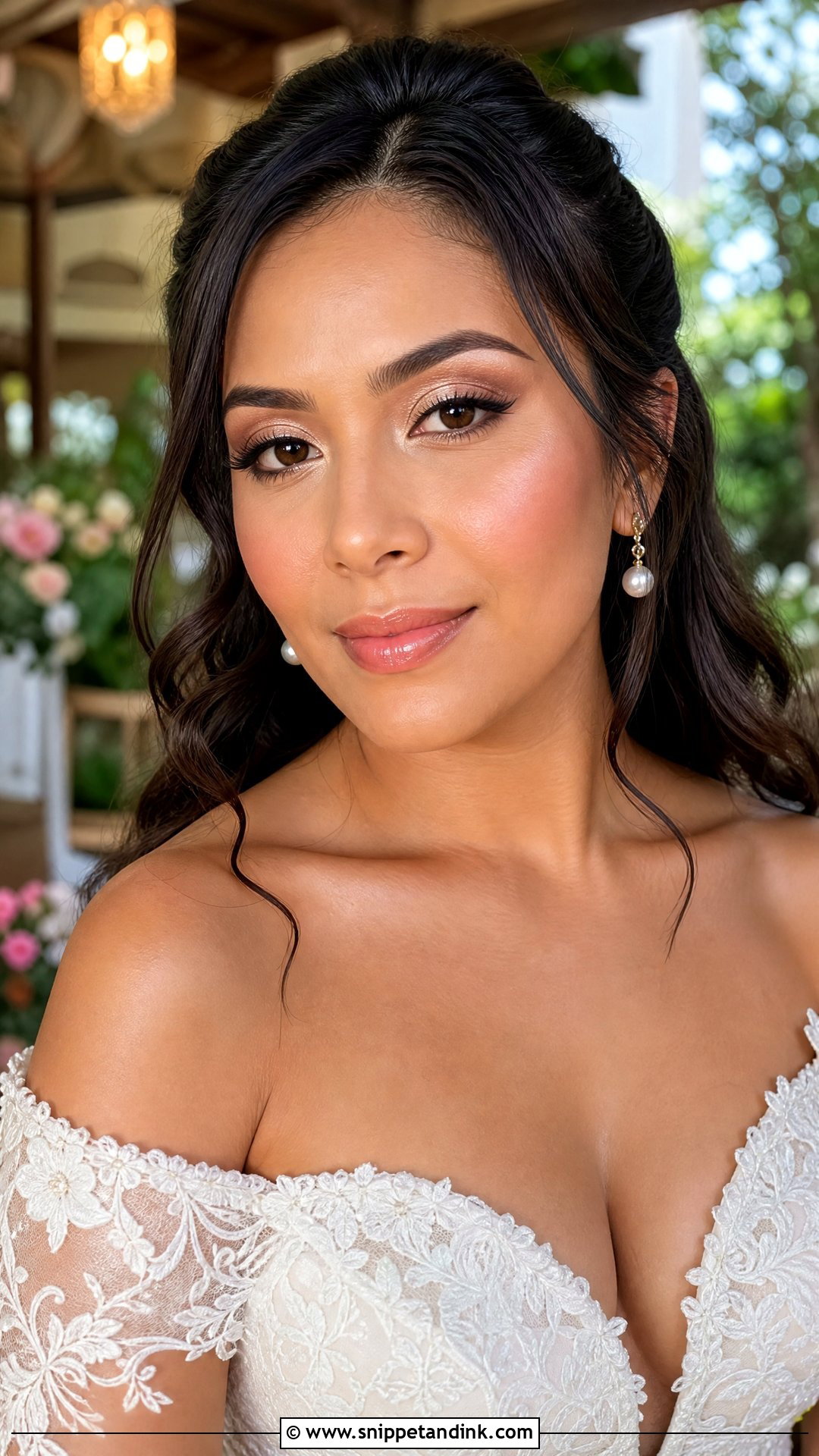 Dewy Wedding Makeup - Snippet and Ink - 20 Romantic Wedding Makeup Ideas