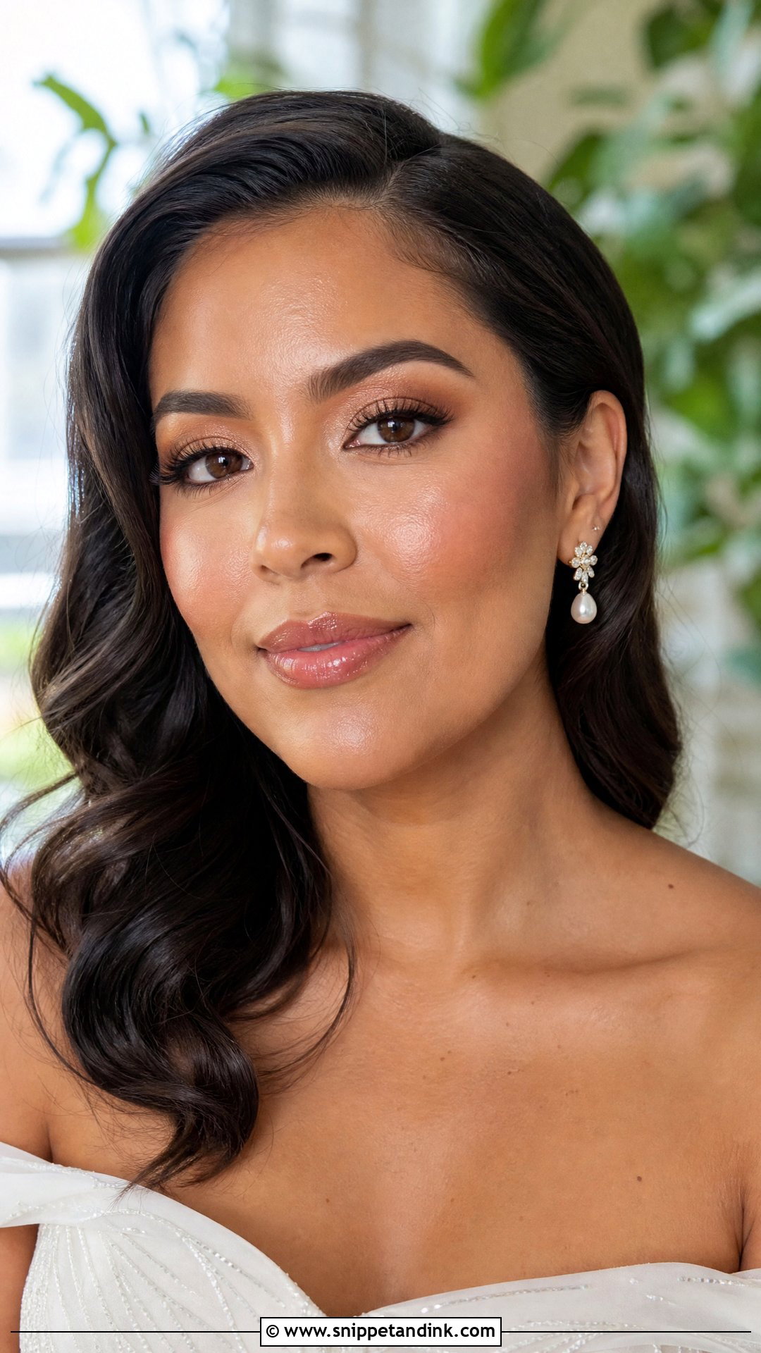 Dewy Wedding Makeup - Snippet and Ink - 20 Soft Makeup for Wedding Ideas