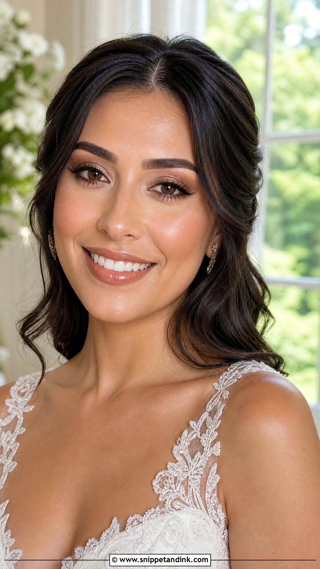 Dewy Wedding Makeup - Snippet and Ink - 25 Clean Wedding Makeup Ideas