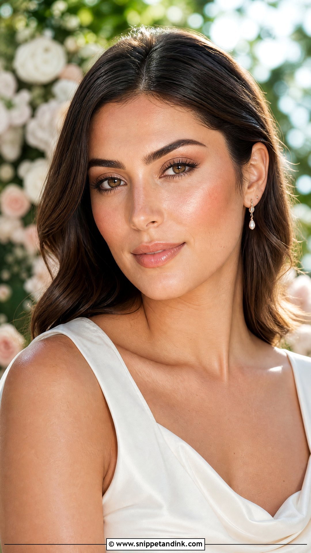 Dewy Wedding Makeup - Snippet and Ink - 25 Minimal Wedding Makeup Ideas