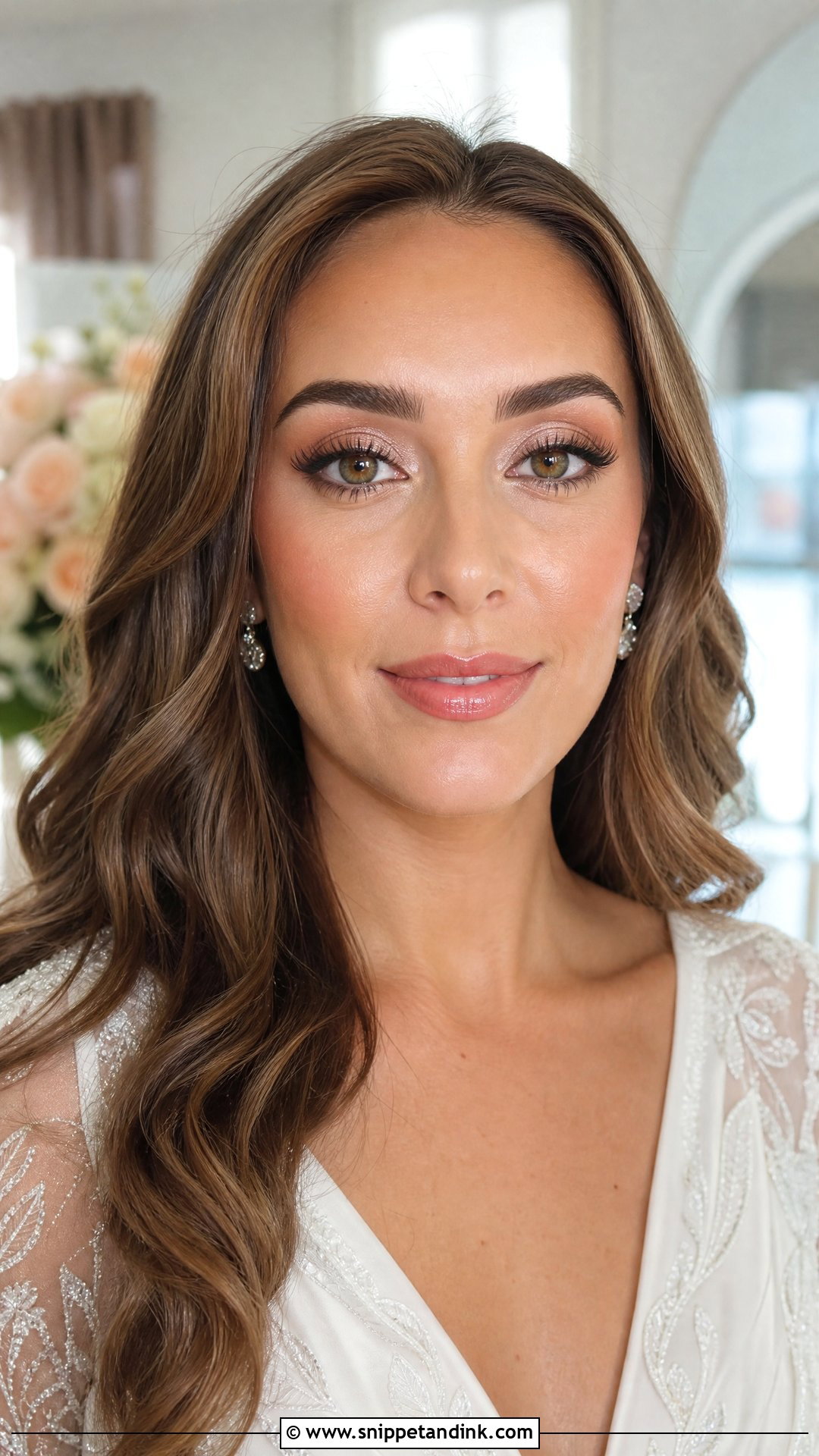 Dewy Wedding Makeup - Snippet and Ink - 25 Soft Makeup Look for Wedding Ideas
