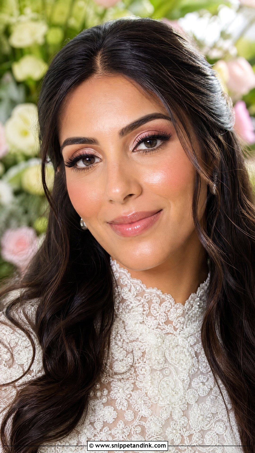 Dewy Wedding Makeup - Snippet and Ink - 20 Light Glam Wedding Makeup Ideas