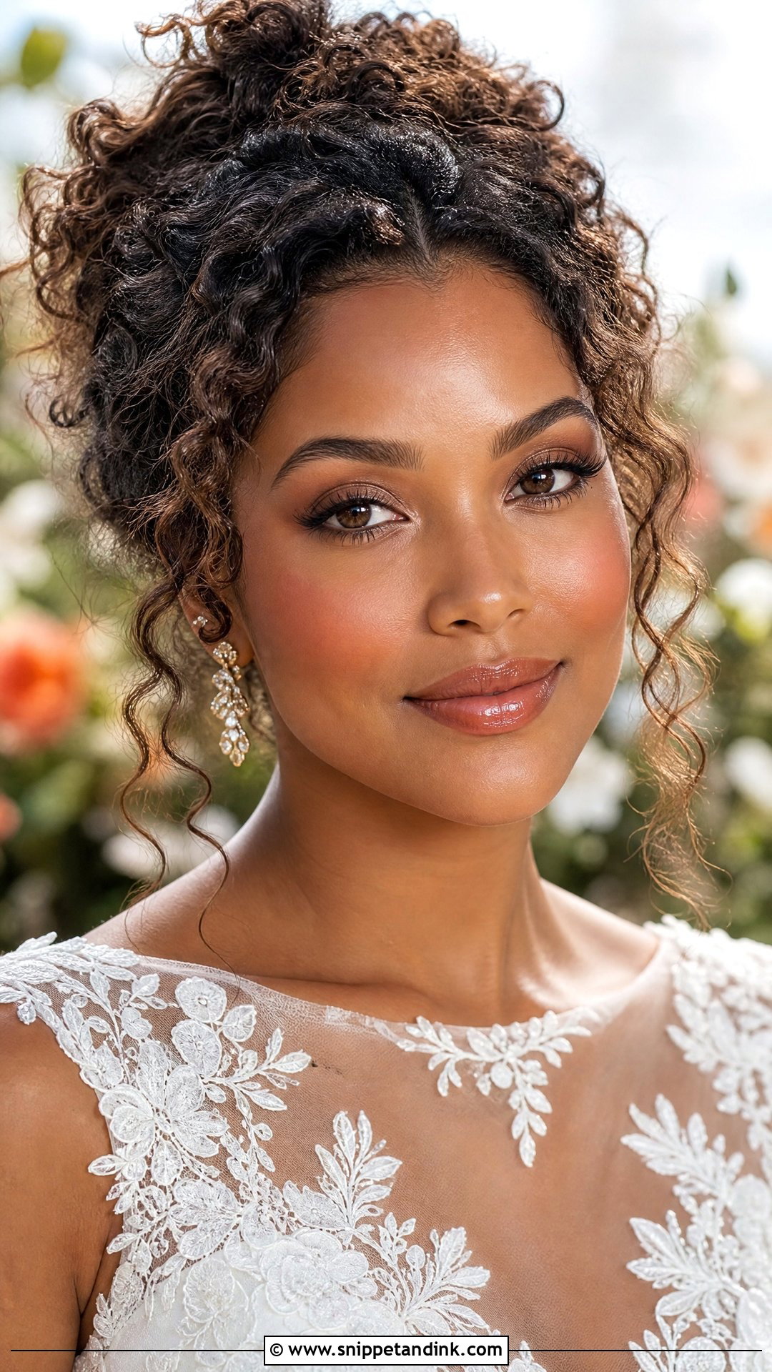 Dewy Wedding Makeup For Black Women - Snippet and Ink - 25 Wedding Makeup Black Women