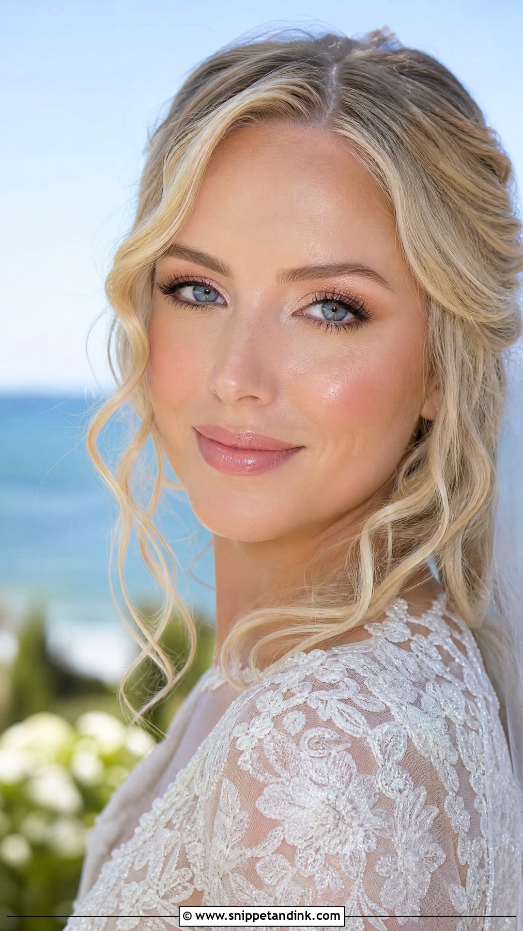 Dewy Wedding Makeup For Blonde Hair And Blue Eyes - Snippet and Ink - 20 Wedding Makeup for Blonde Hair and Blue Eyes