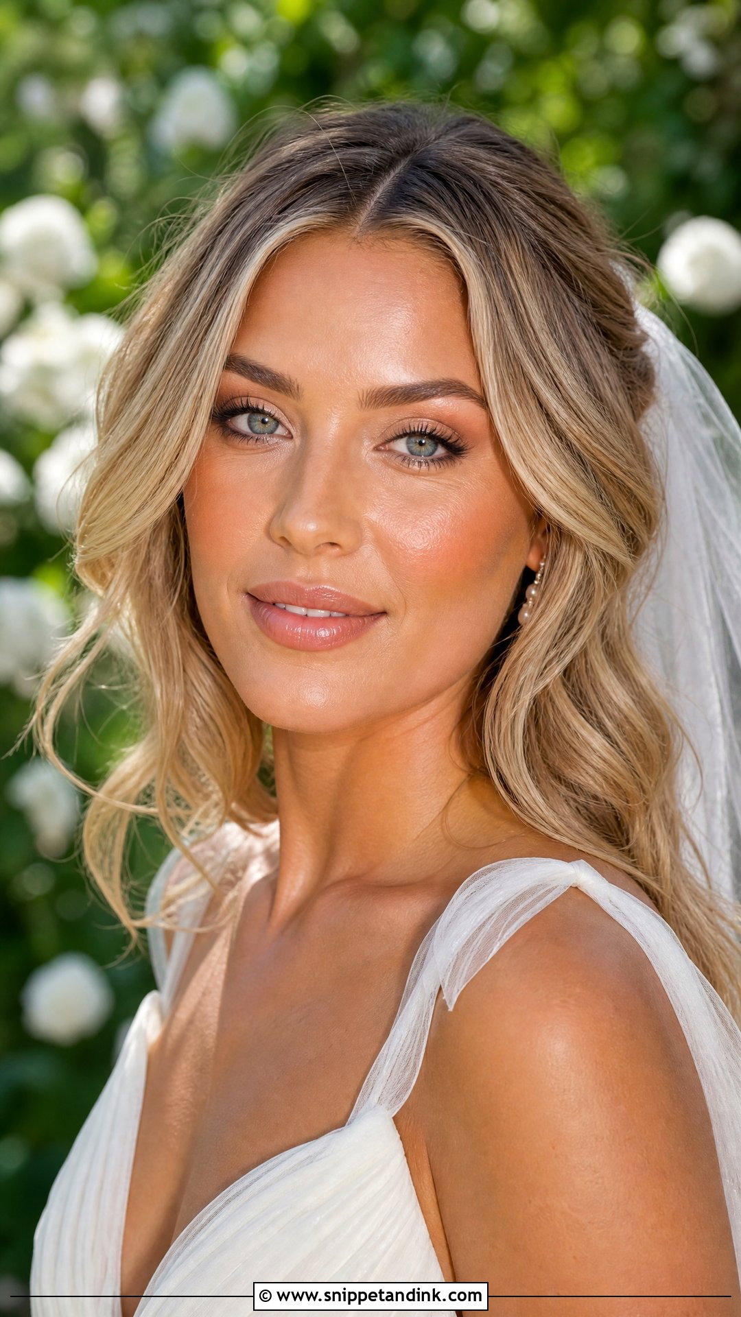 Dewy Wedding Makeup For Blue Eyes - Snippet and Ink - 20 Wedding Makeup Ideas for Blue Eyes