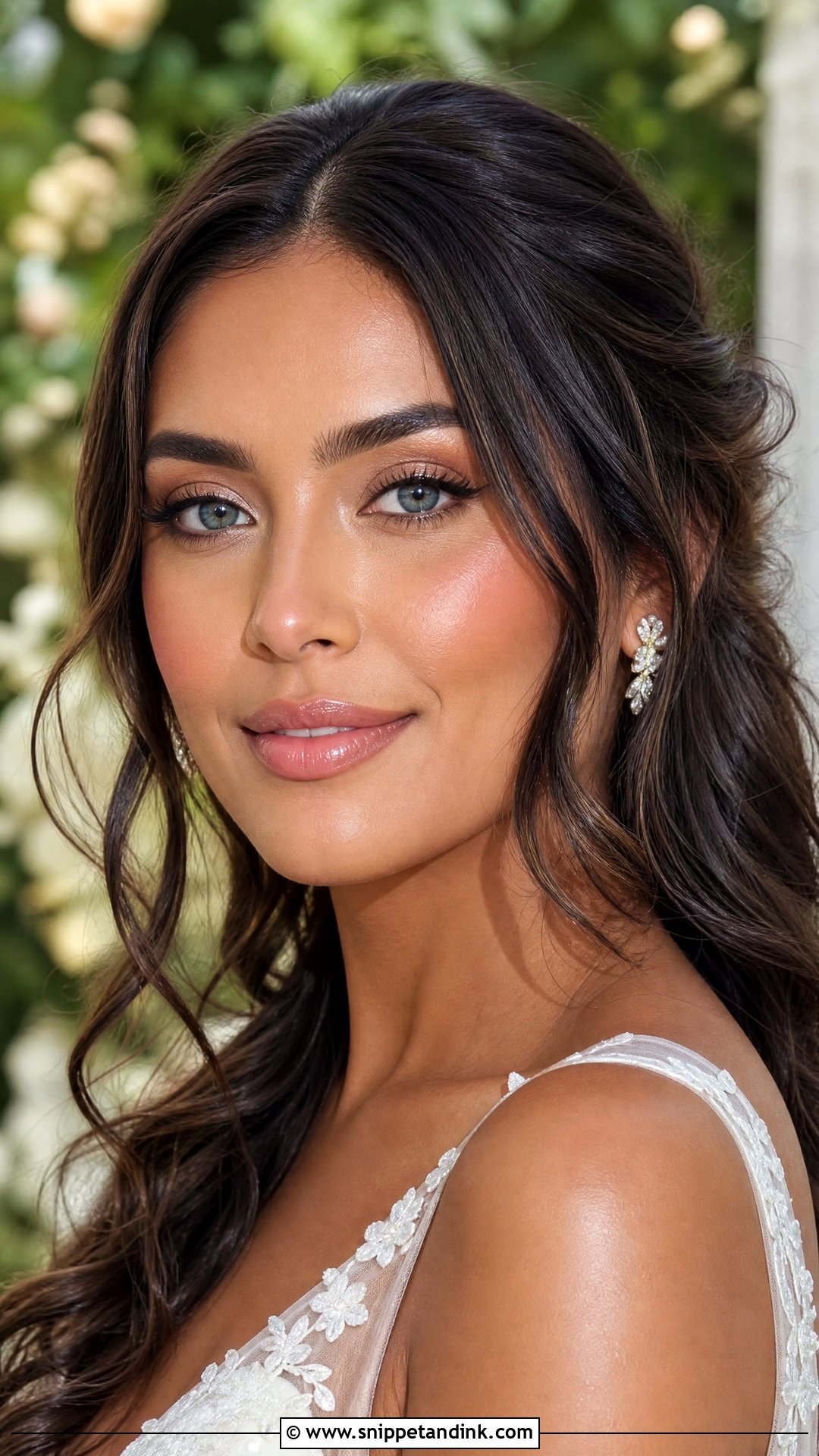Dewy Wedding Makeup For Blue Eyes - Snippet and Ink - 30 Soft Wedding Makeup for Blue Eyes