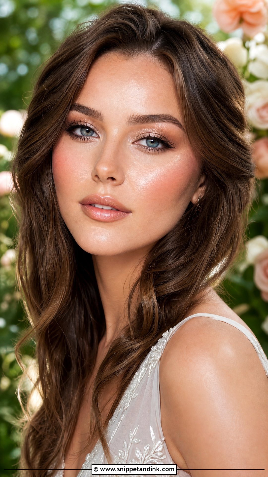 Dewy Wedding Makeup For Blue Eyes Brunette - Snippet and Ink - 25 Wedding Makeup for Blue Eyes Brunette