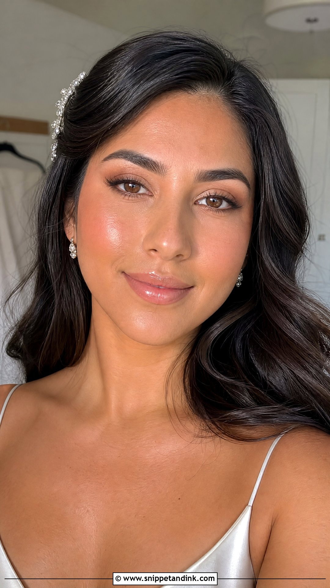 Dewy Wedding Makeup For Brown Eyes - Snippet and Ink - 25 Natural Wedding Make Up for Brown Eyes