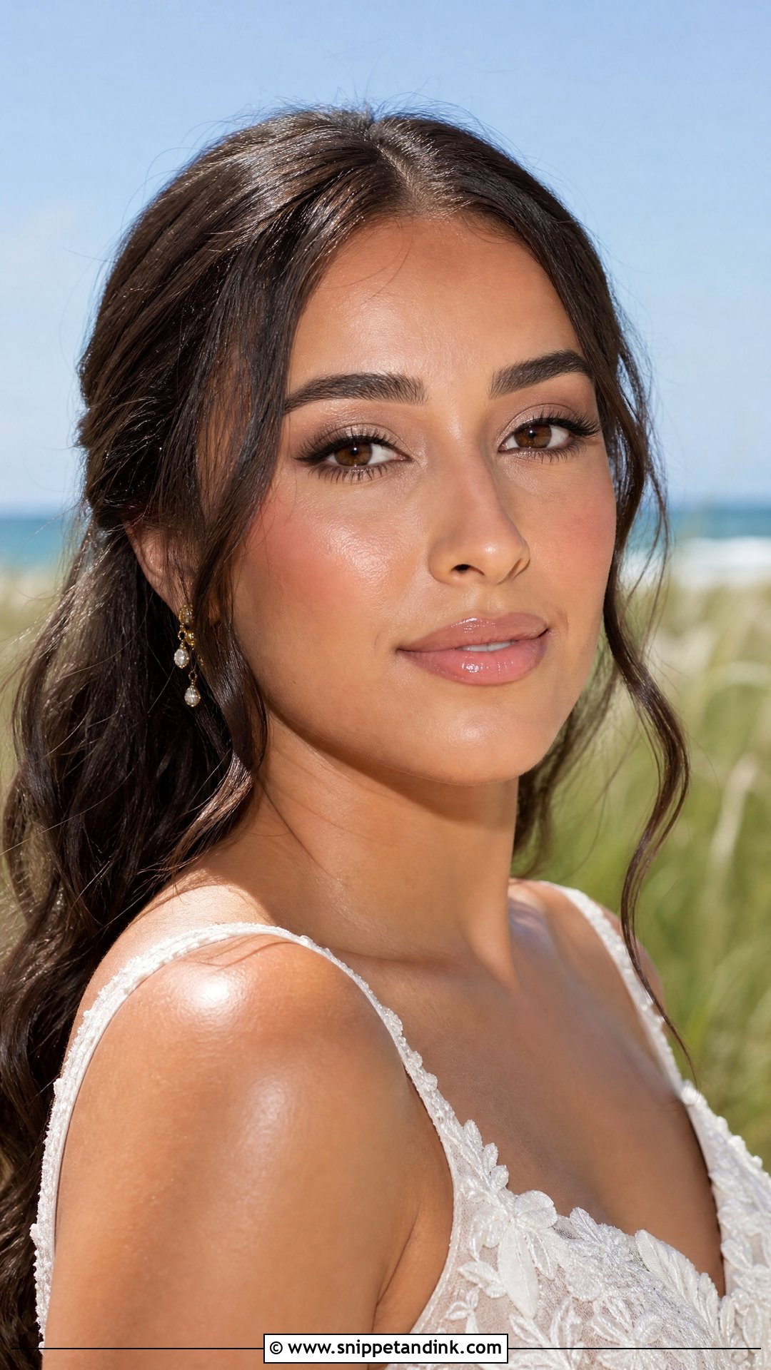 Dewy Wedding Makeup For Brown Eyes - Snippet and Ink - 20 Wedding Day Makeup for Bride Brown Eyes