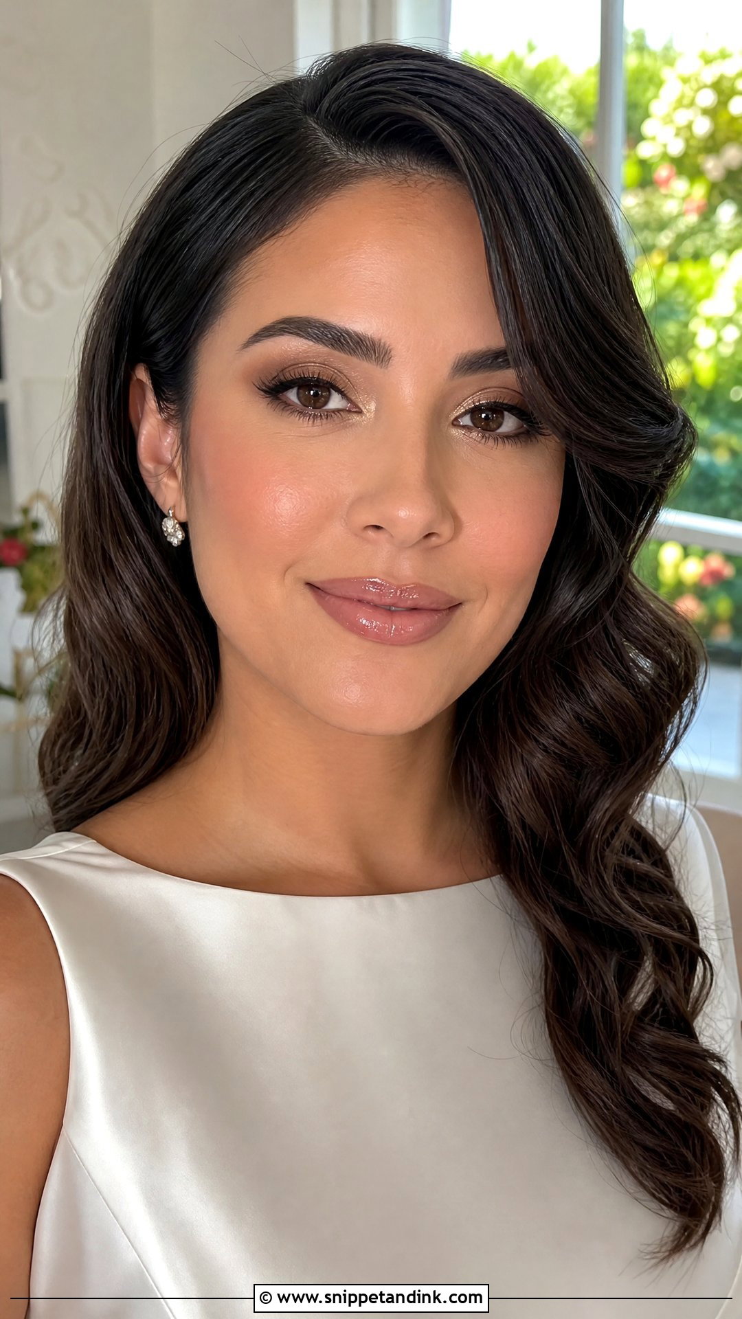 Dewy Wedding Makeup For Brunettes - Snippet and Ink - 20 Natural Wedding Makeup for Brown Eyes and Brunettes Dark Hair