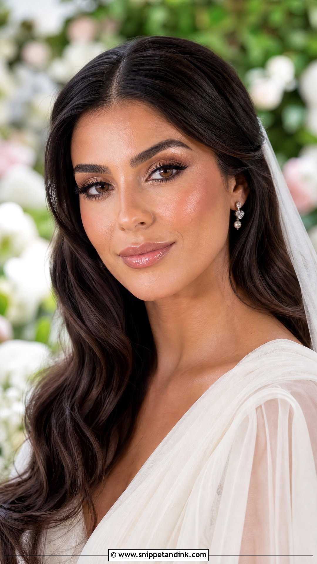 Dewy Wedding Makeup For Brunettes - Snippet and Ink - 20 Wedding Makeup Brunette Ideas