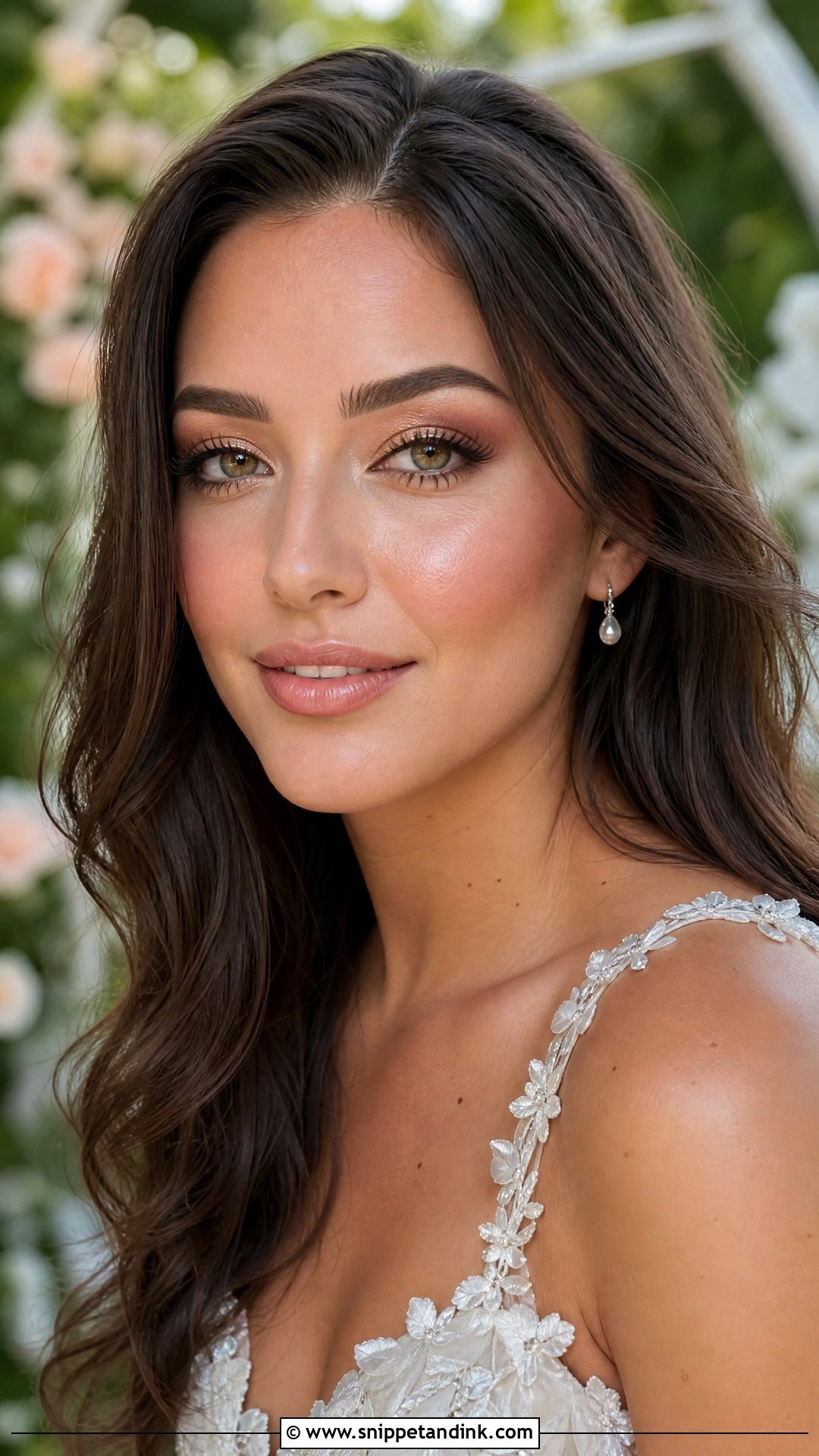 Dewy Wedding Makeup For Brunettes - Snippet and Ink - 25 Wedding Makeup for Brunettes