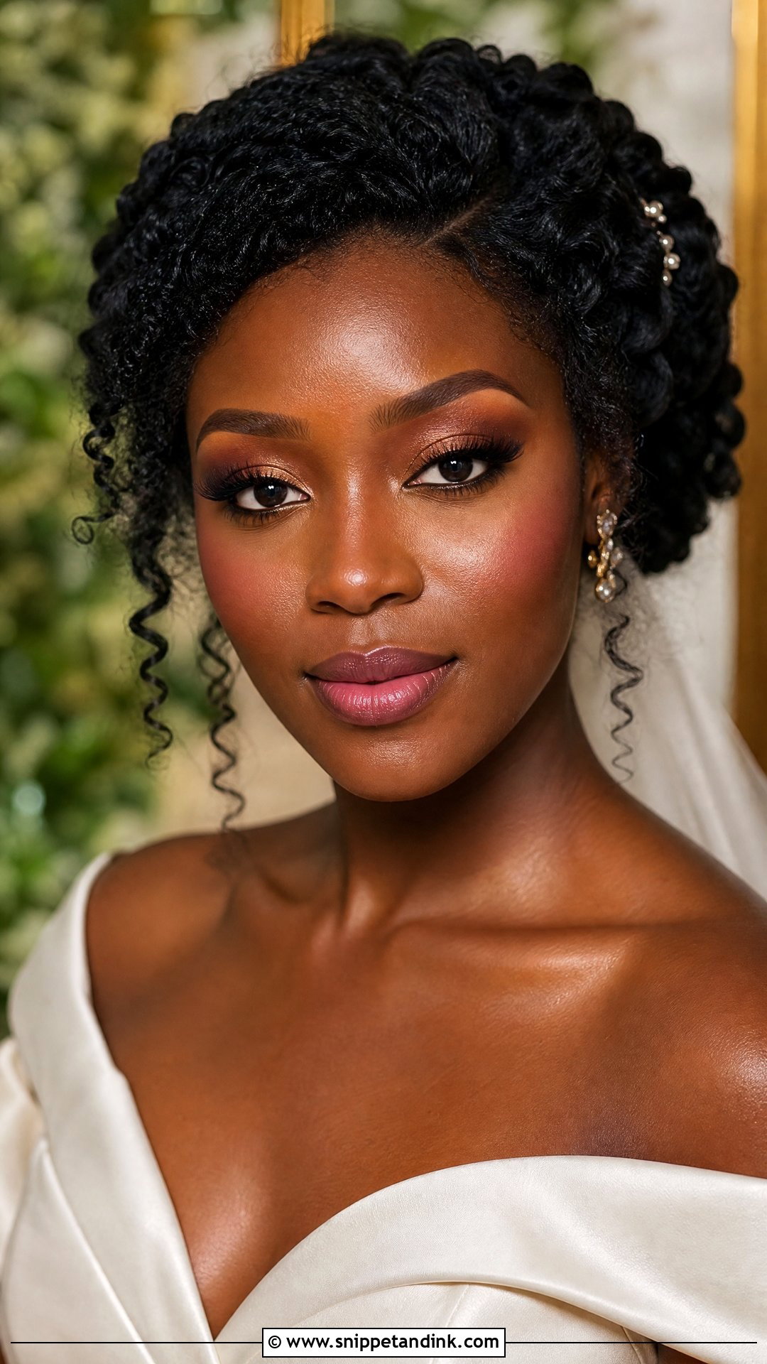 Dewy Wedding Makeup For Dark Skin - Snippet and Ink - 20 Dewy Wedding Makeup Ideas