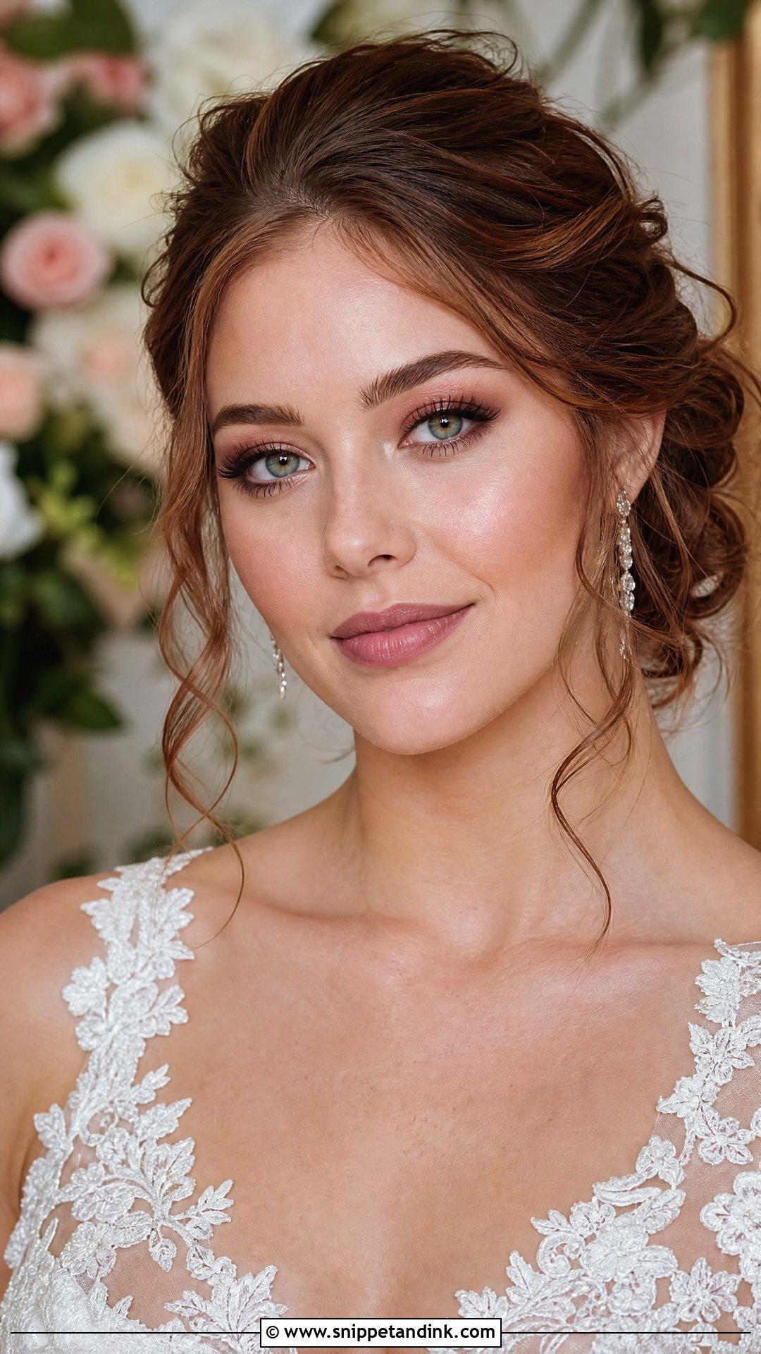 Dewy Wedding Makeup For Green Eyes - Snippet and Ink - 25 Dewy Wedding Makeup Look Ideas