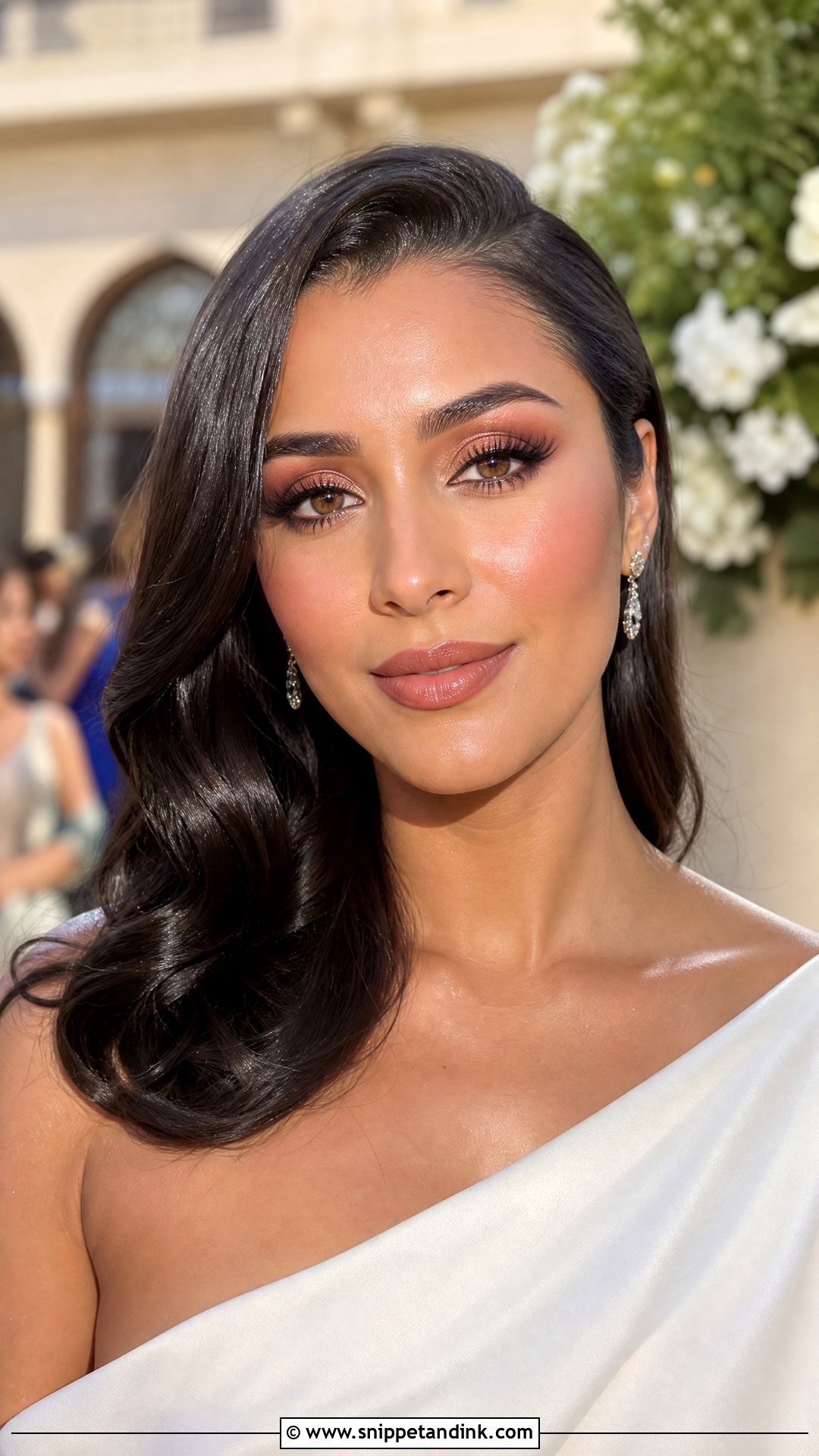 Dewy Wedding Makeup For Olive Skin - Snippet and Ink - 25 Dewy Wedding Makeup Look Ideas