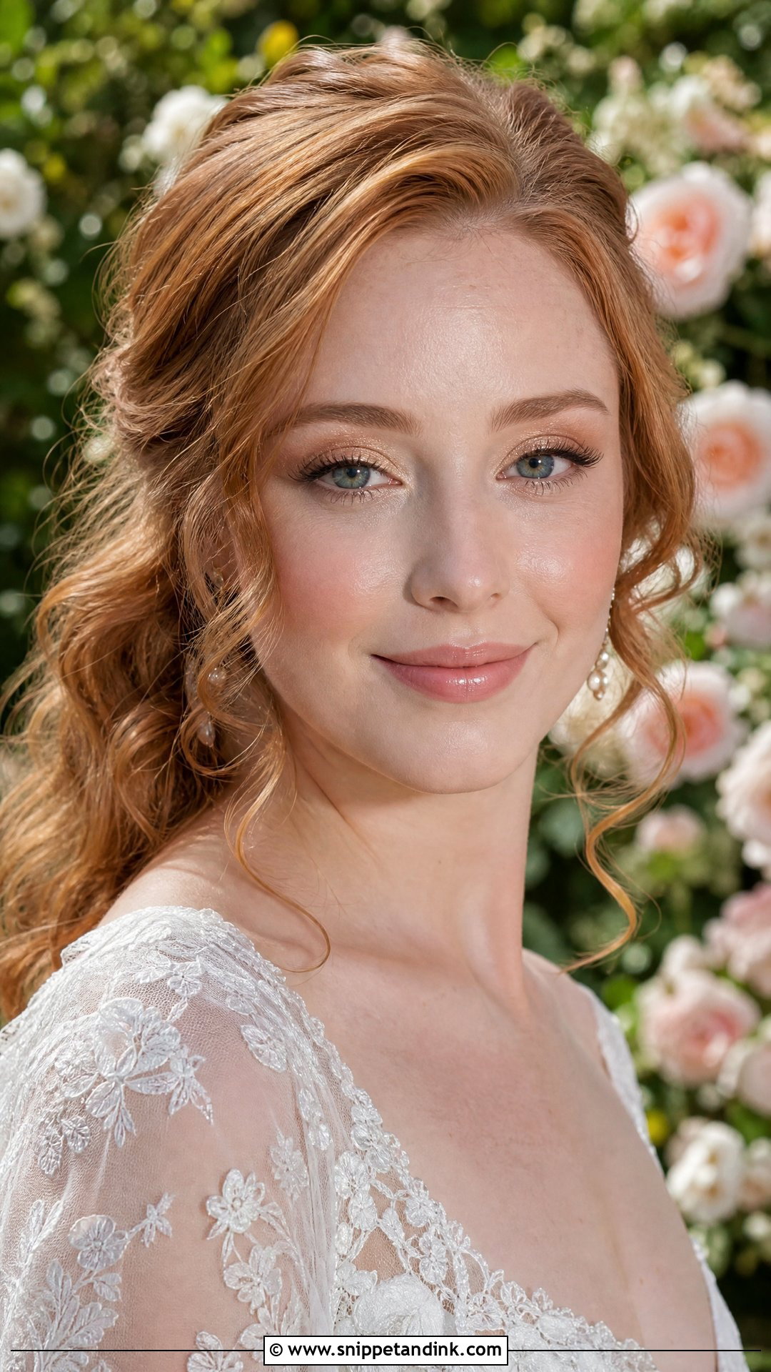 Dewy Wedding Makeup For Red Hair - Snippet and Ink - 20 Wedding Makeup Red Hair Ideas