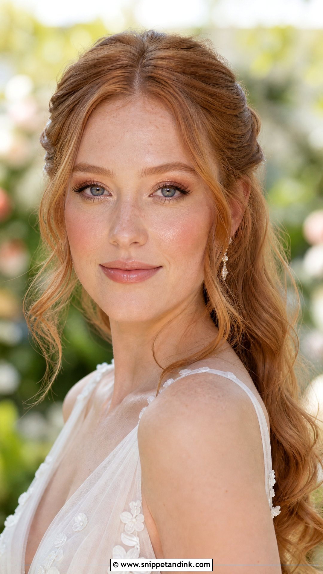 Dewy Wedding Makeup For Redheads - Snippet and Ink - 25 Wedding Makeup Redhead Ideas