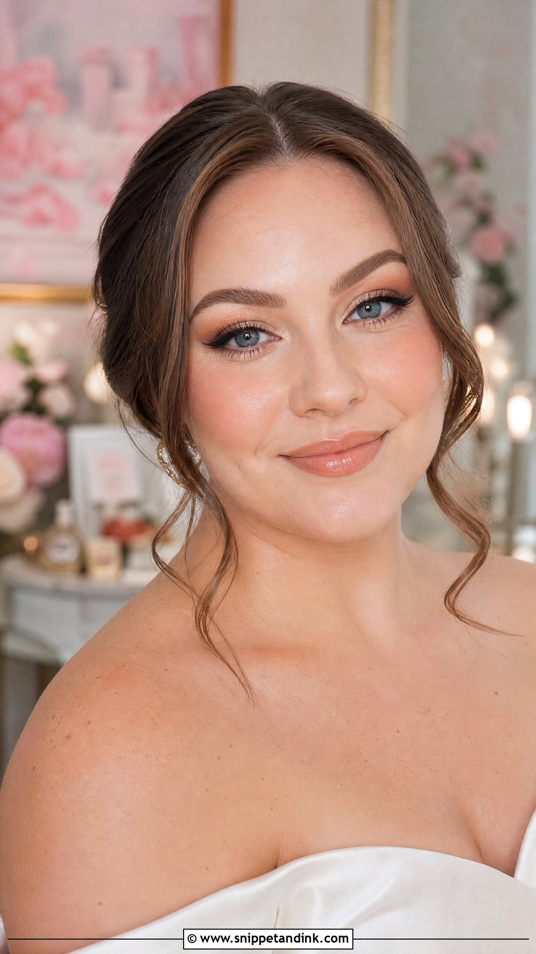 Dewy Wedding Makeup For Round Face - Snippet and Ink - 20 Wedding Makeup for Round Face Ideas