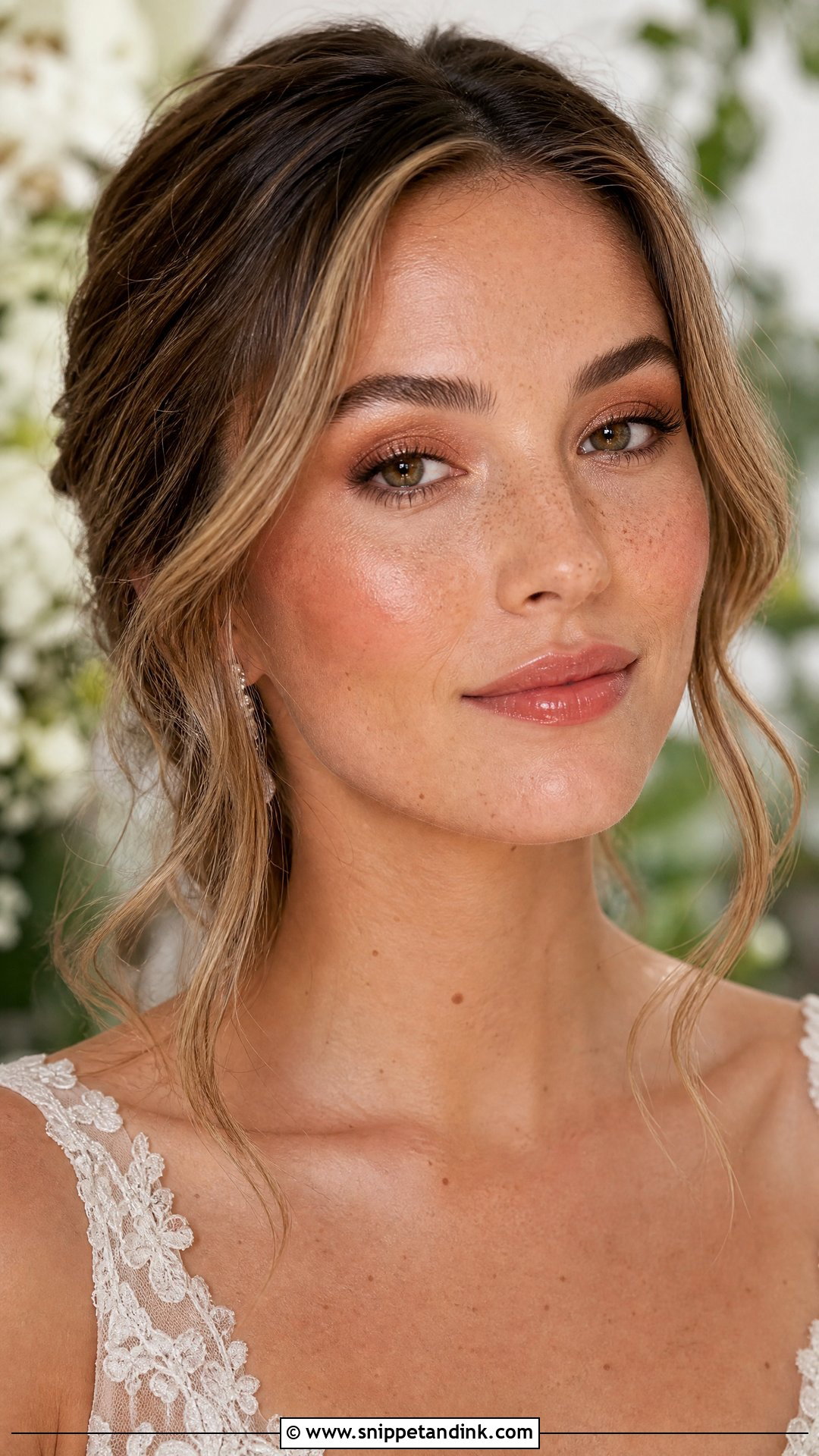 Dewy Wedding Makeup With Freckles - Snippet and Ink - 20 Wedding Makeup Freckles