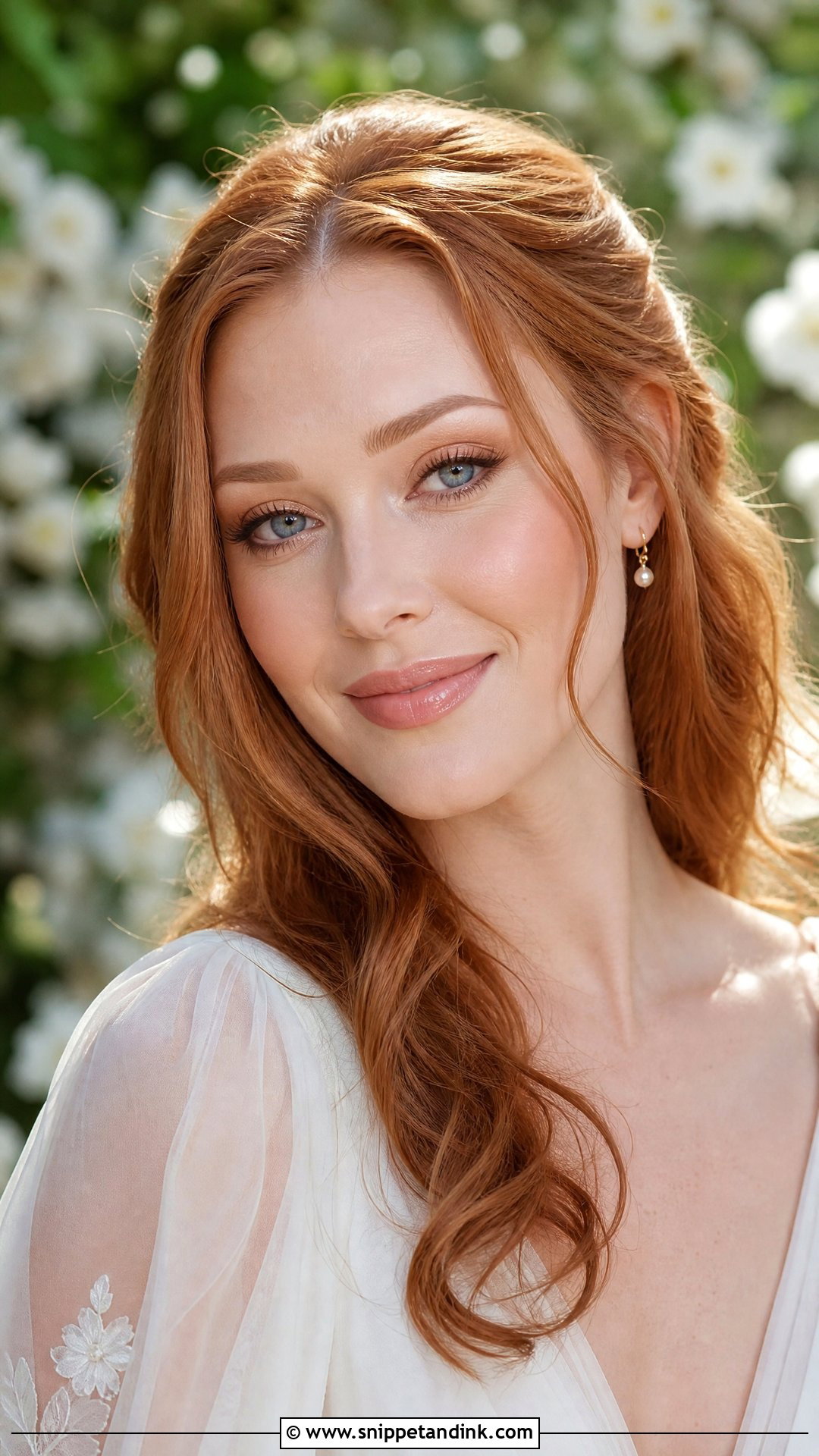 Dewy Wedding Makeup for Blue Eyes and Red Hair - Snippet and Ink - 20 Wedding Makeup for Blue Eyes and Red Hair