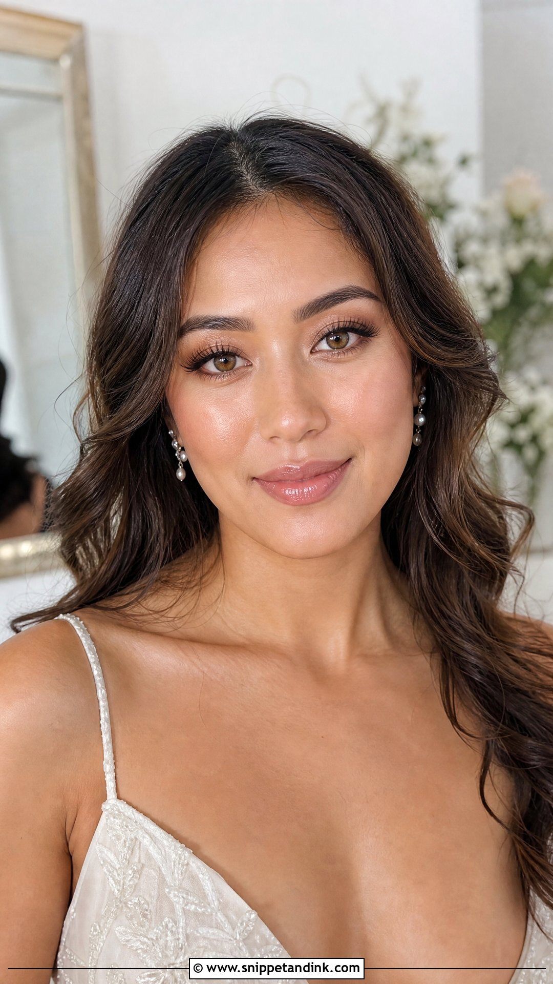 Dewy Wedding Makeup for Hazel Eyes and Brown Hair - Snippet and Ink - 20 Wedding Makeup for Hazel Eyes and Brown Hair