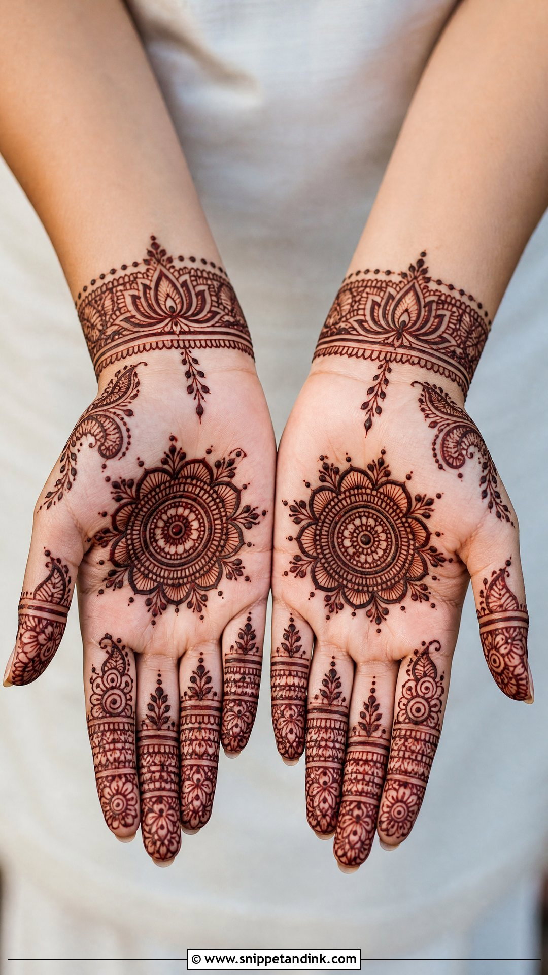 Diwali Banch Mehndi Design - Snippet and Ink - 30 Banch Mehndi Design Ideas