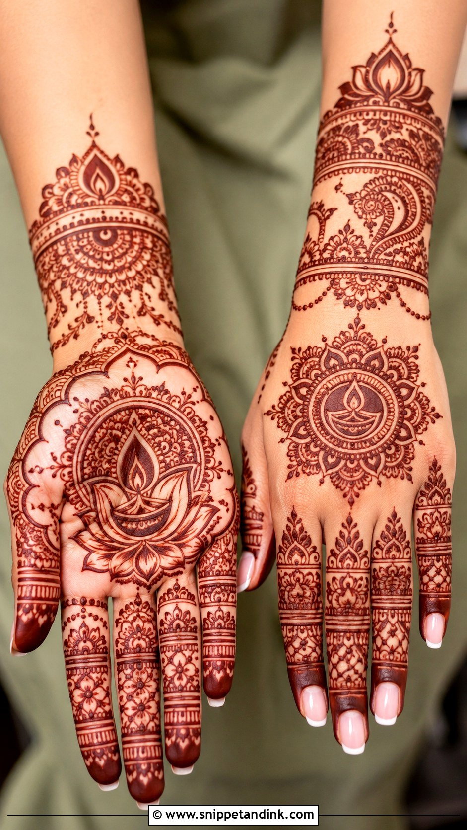 Diwali Fancy Mehndi Design - Snippet and Ink - 35 Fancy Mehndi Designs