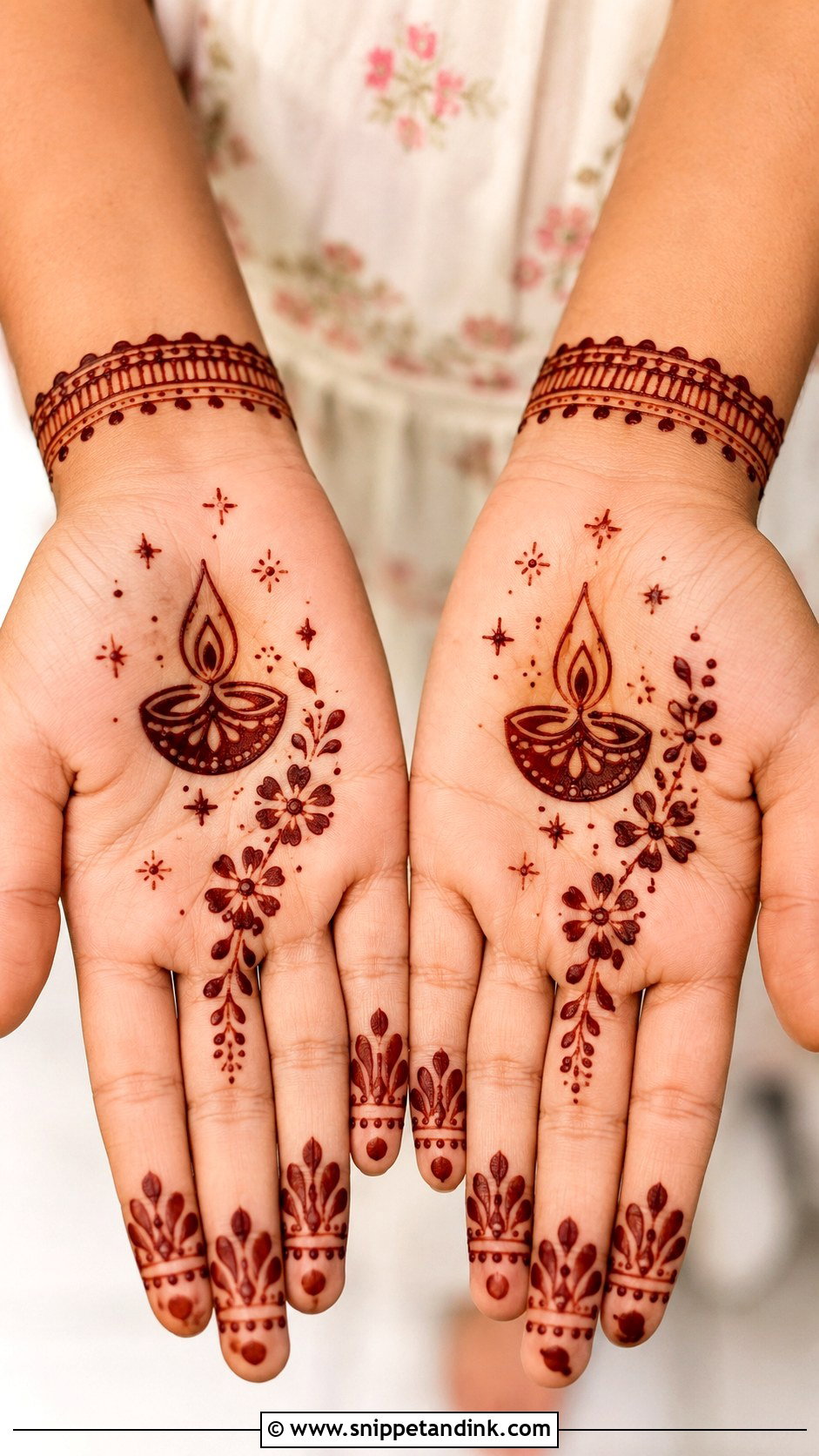Diwali Mehndi Design For Kids - Snippet and Ink - 30 Cute Mehndi Designs for Kids