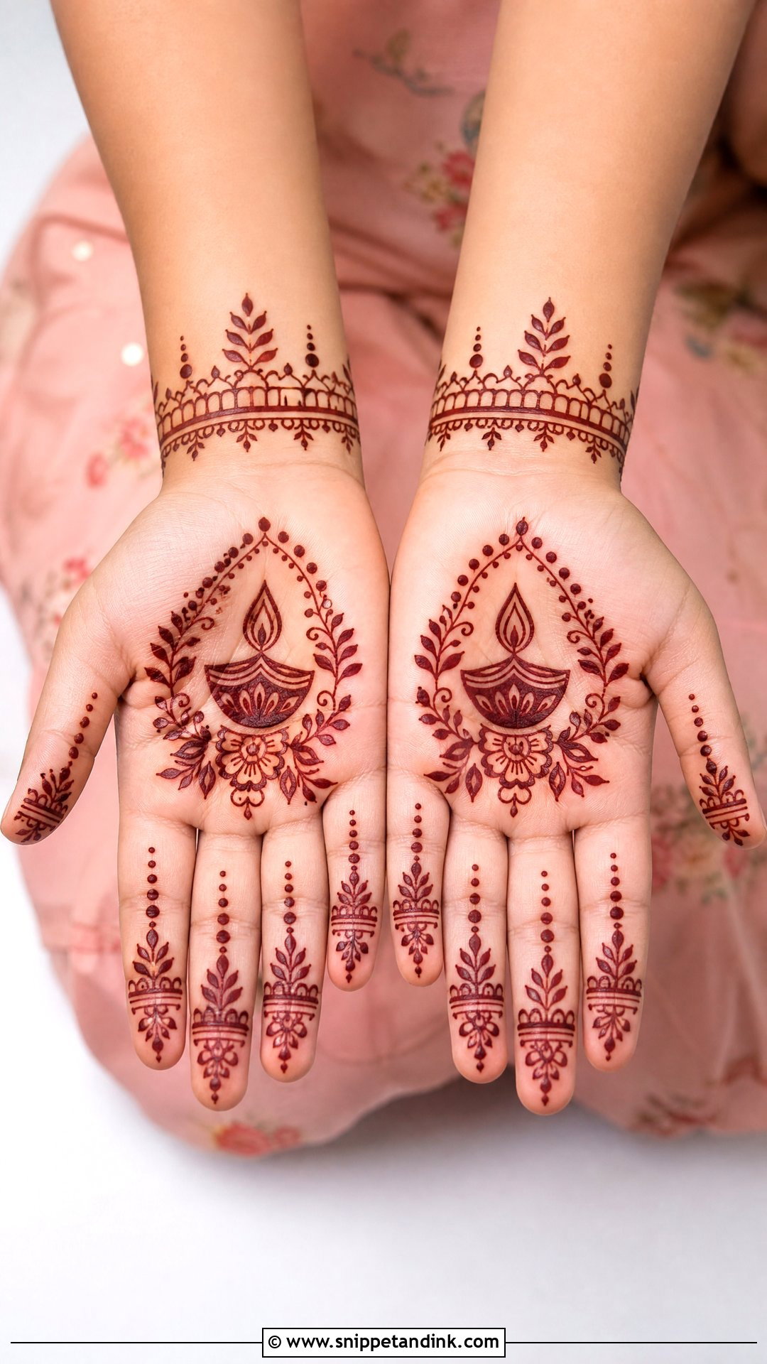 Diwali Mehndi Design for Children - Snippet and Ink - 30 Mehndi Designs for Children