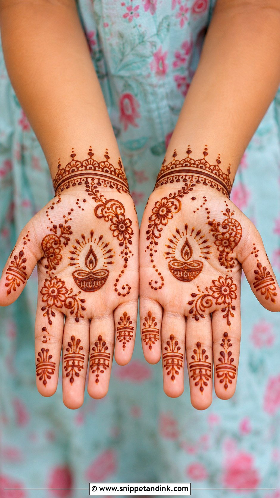 Diwali Mehndi Design for Kids - Snippet and Ink - 35 Mehndi Designs for Kids