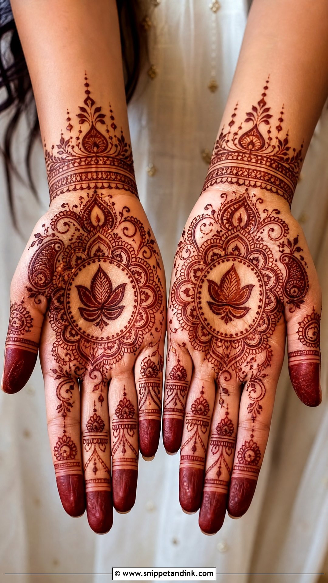 Diwali Palm Mehndi Design - Snippet and Ink - 35 Palm Mehndi Design Ideas
