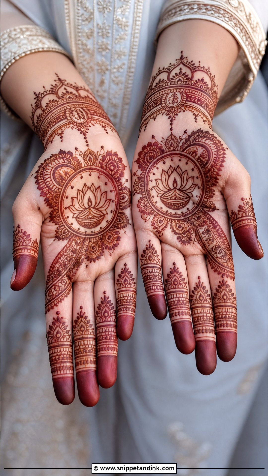 Diwali Palm Mehndi Design - Snippet and Ink - 30 Beautiful Palm Mehndi Design Ideas