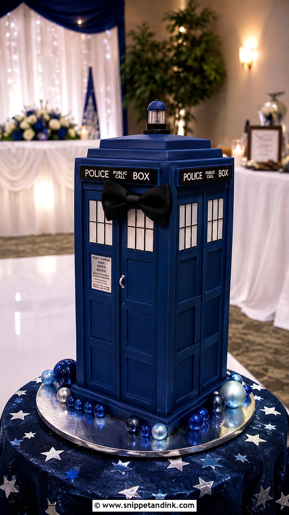 Doctor Who Groom Cake - Snippet and Ink - 20 Doctor Who Wedding Cake Ideas