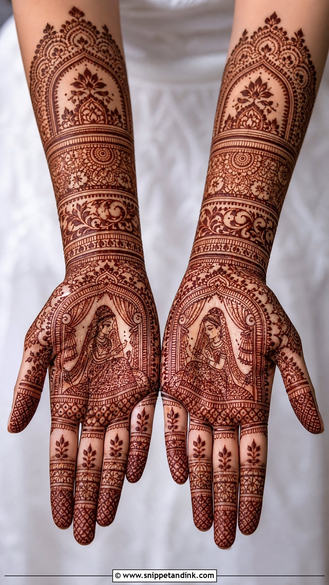 Doli Bridal Figure Mehndi - Snippet and Ink - 25 Bridal Figure Mehndi Designs