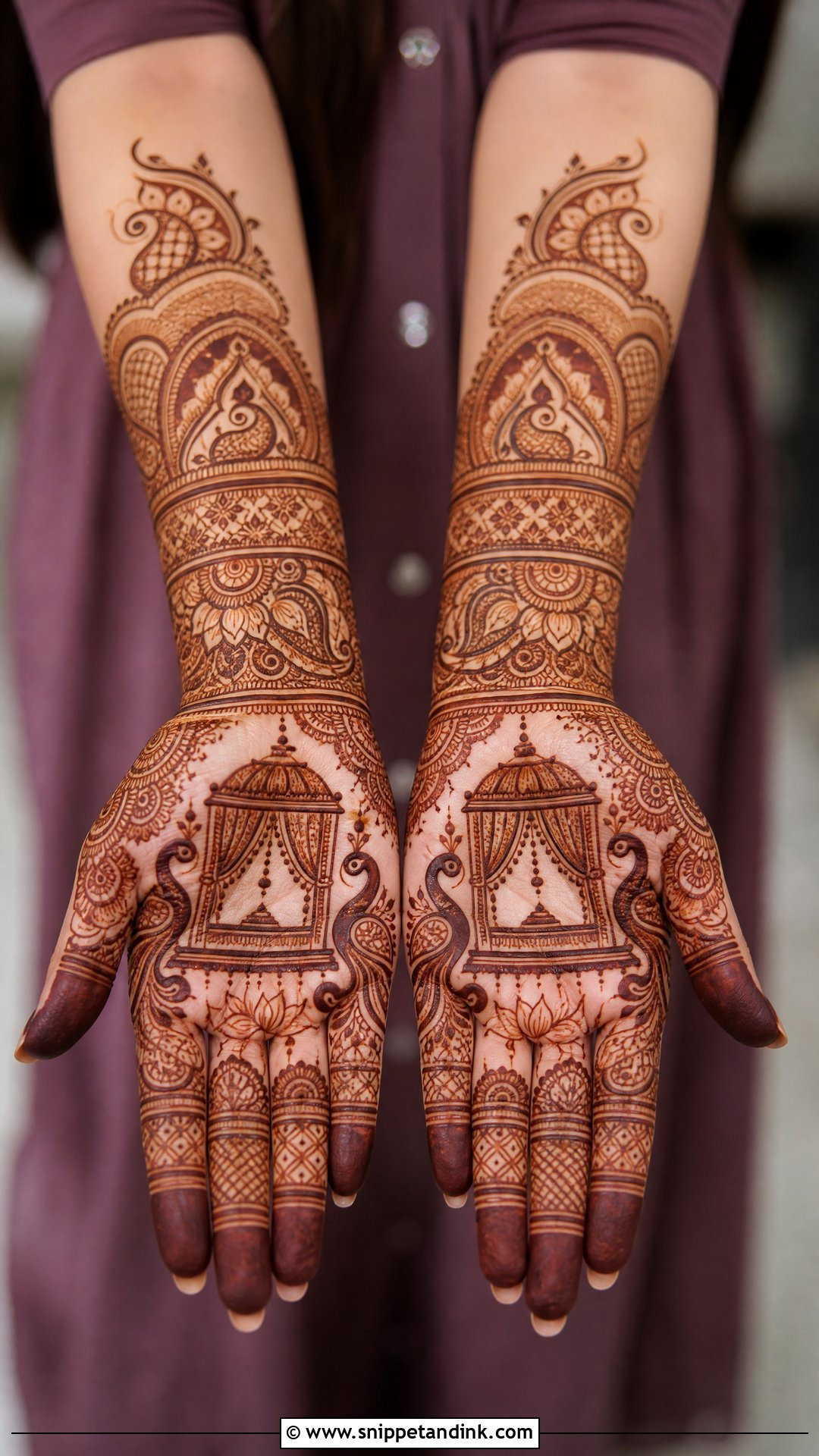 Doli Bridal Mehndi Design - Snippet and Ink - 25 Traditional Indian Bridal Mehndi Designs