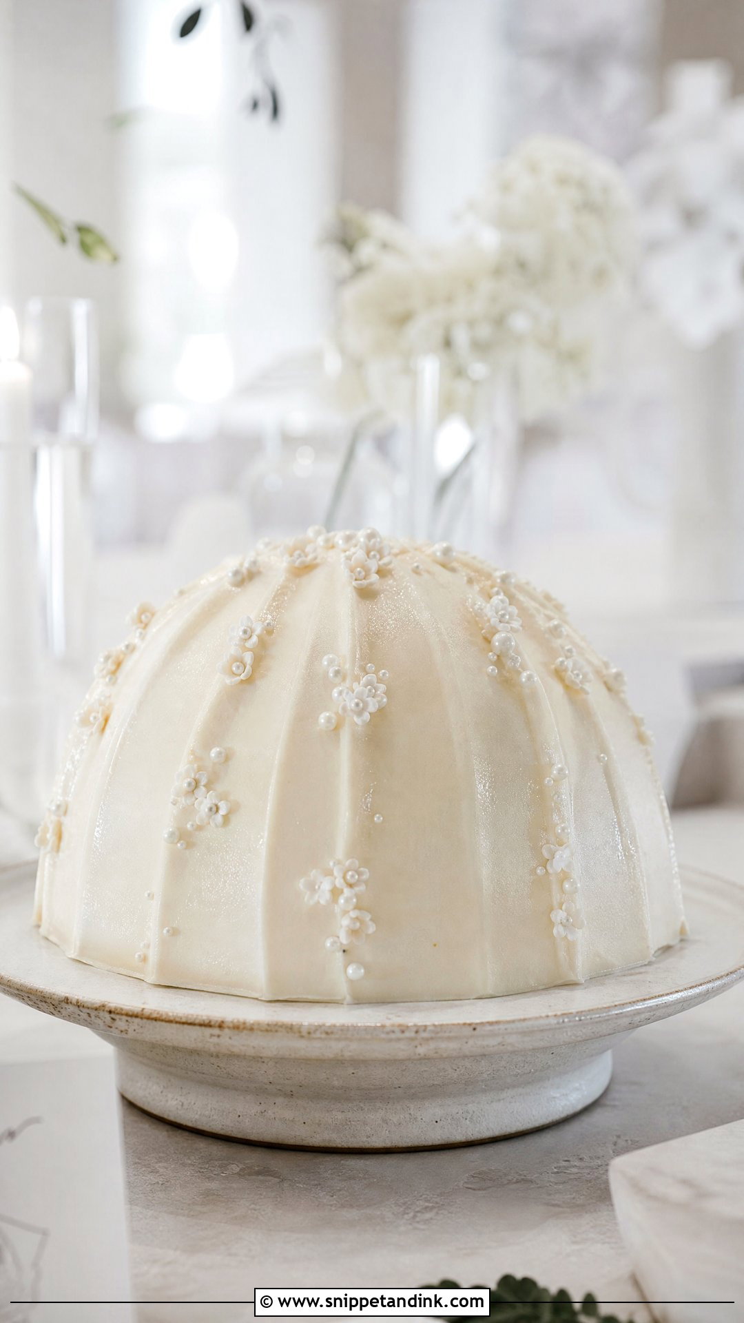 Dome Wedding Cake - Snippet and Ink - 20 Wedding Cake 2025
